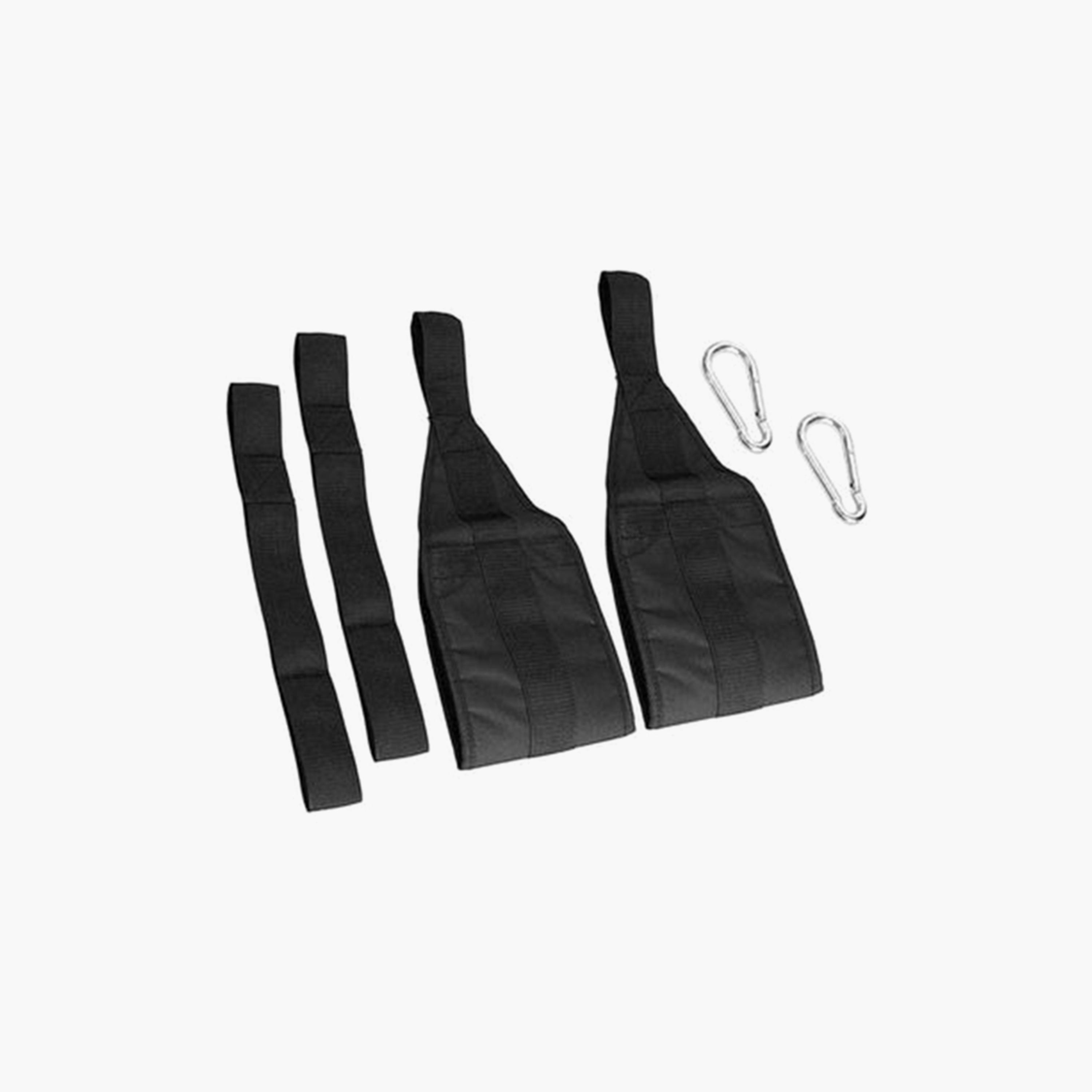 Ab Straps For Pull Up Bar, 5 x 5 x 5 cm - Black-sports-gear-gym-image-1