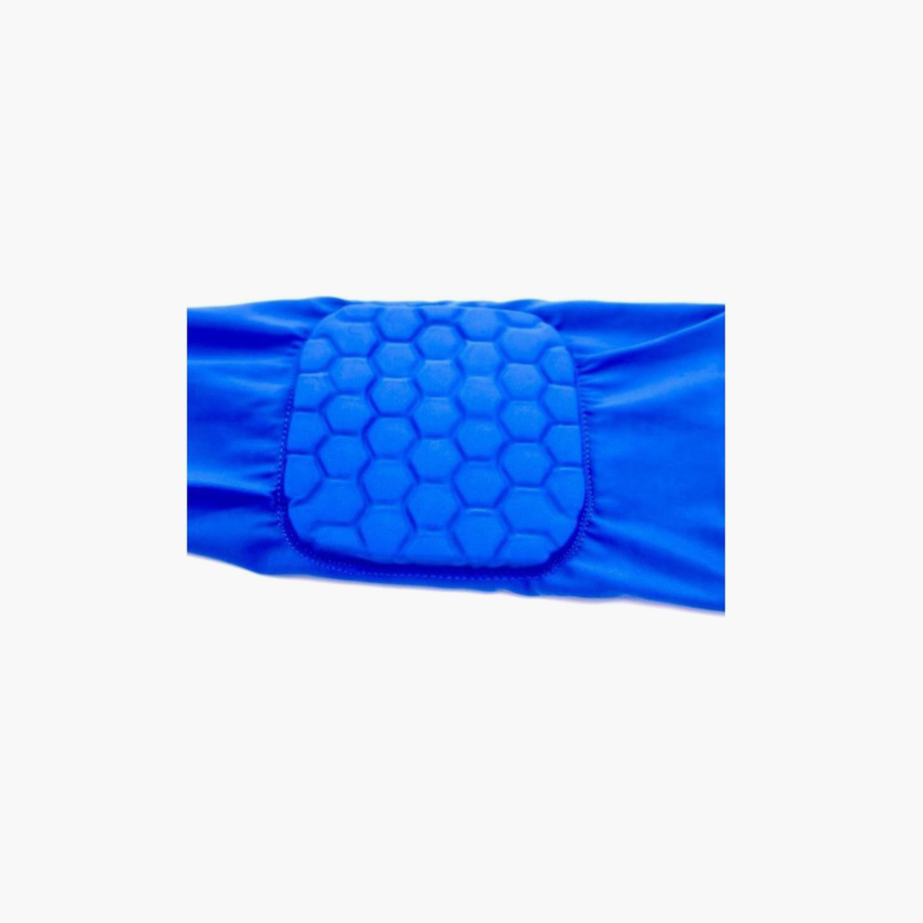 Honeycomb Compression Arm Guard, 39 cm - Blue-sports-gear-gym-image-4