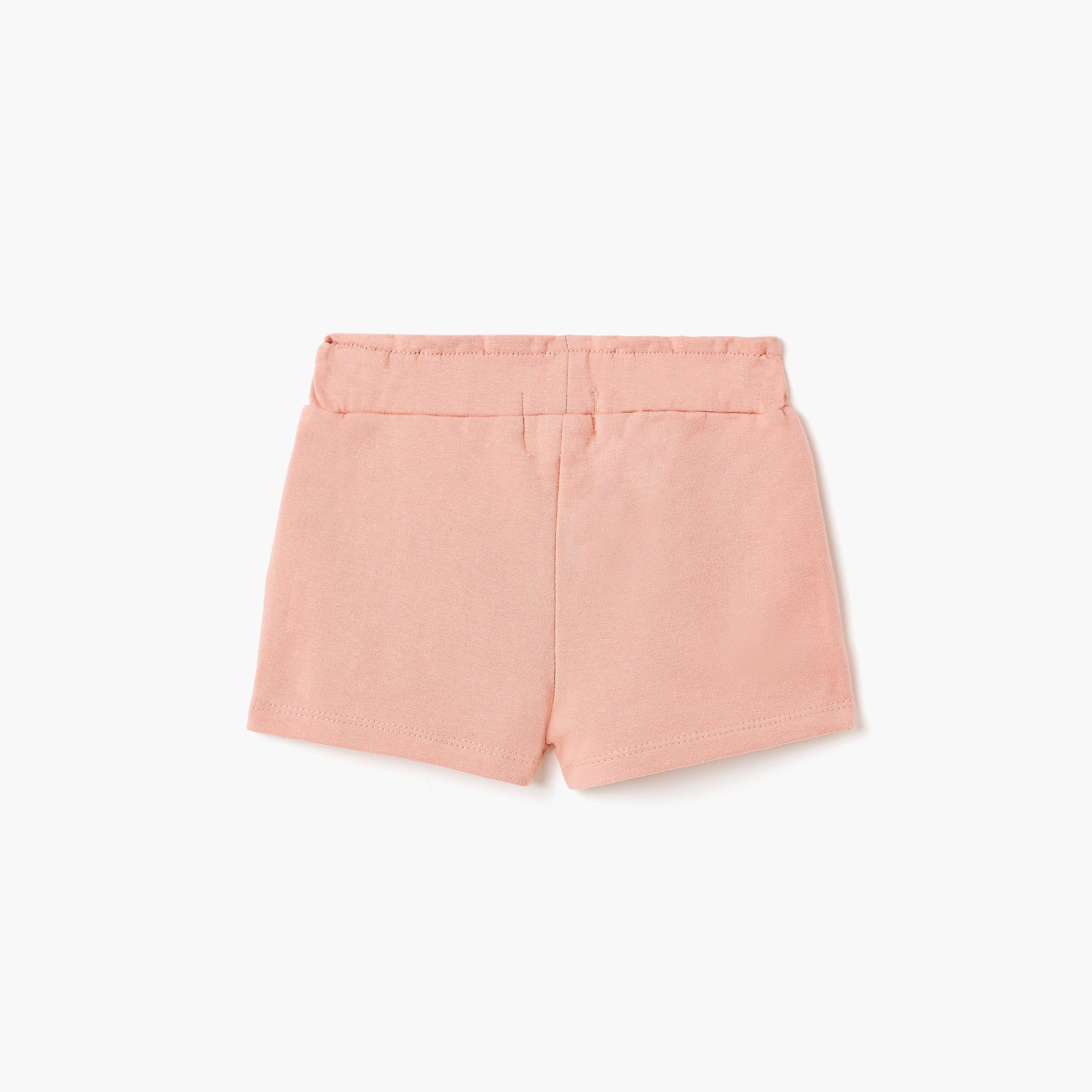 Dirkje Flamingo Ruffle-Sleeve Tee & Bow-Trim Shorts Set-girls-clothing-setsandcoords-image-6