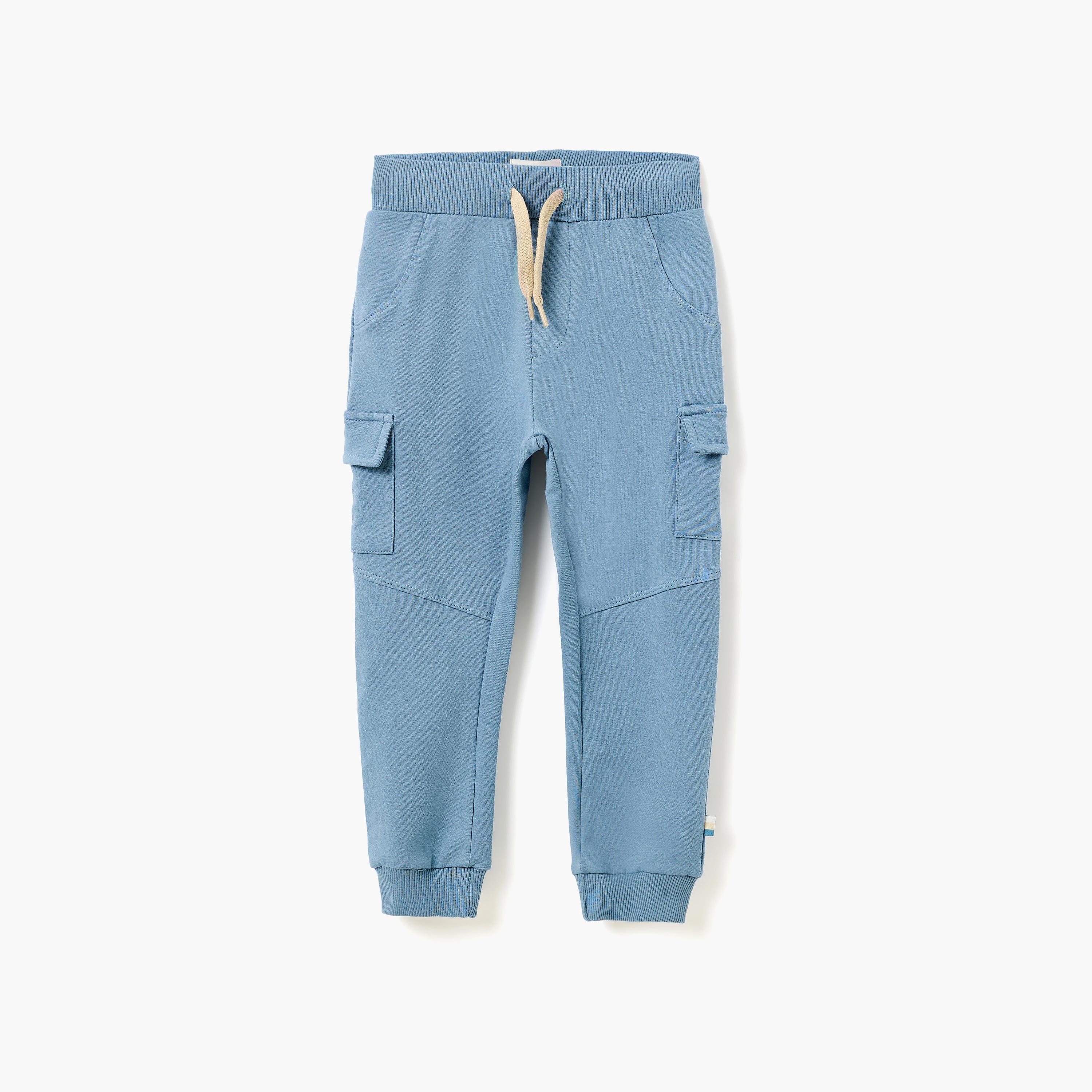 Dirkje Safari Adventure Henley Tee & Blue Cargo Jogger Set-boys-clothing-setsandcoords-image-4