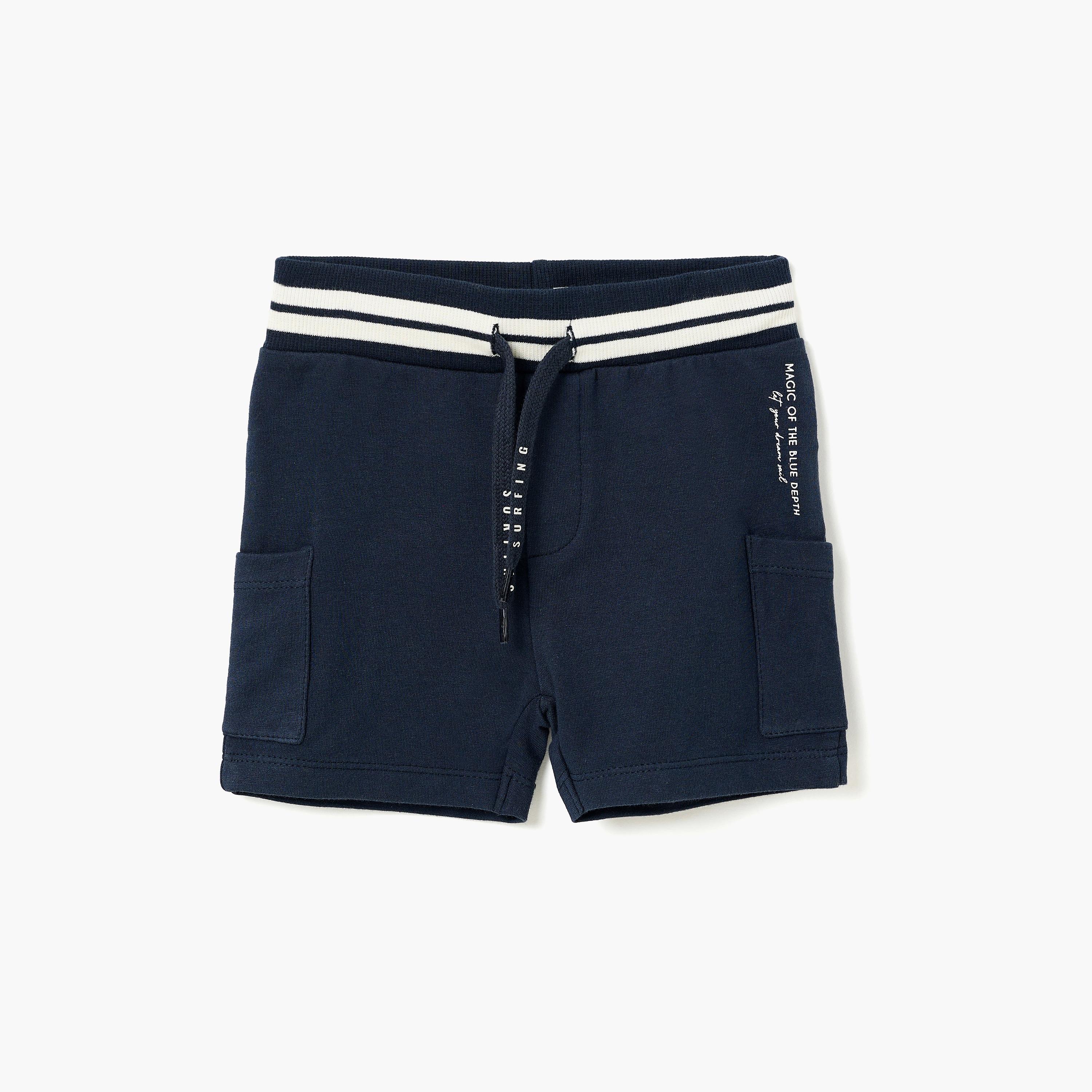 Dirkje ropical Wheels Cotton Tee & Striped-Waistband Shorts Set-baby-boys-clothing-setsandcoords-image-4