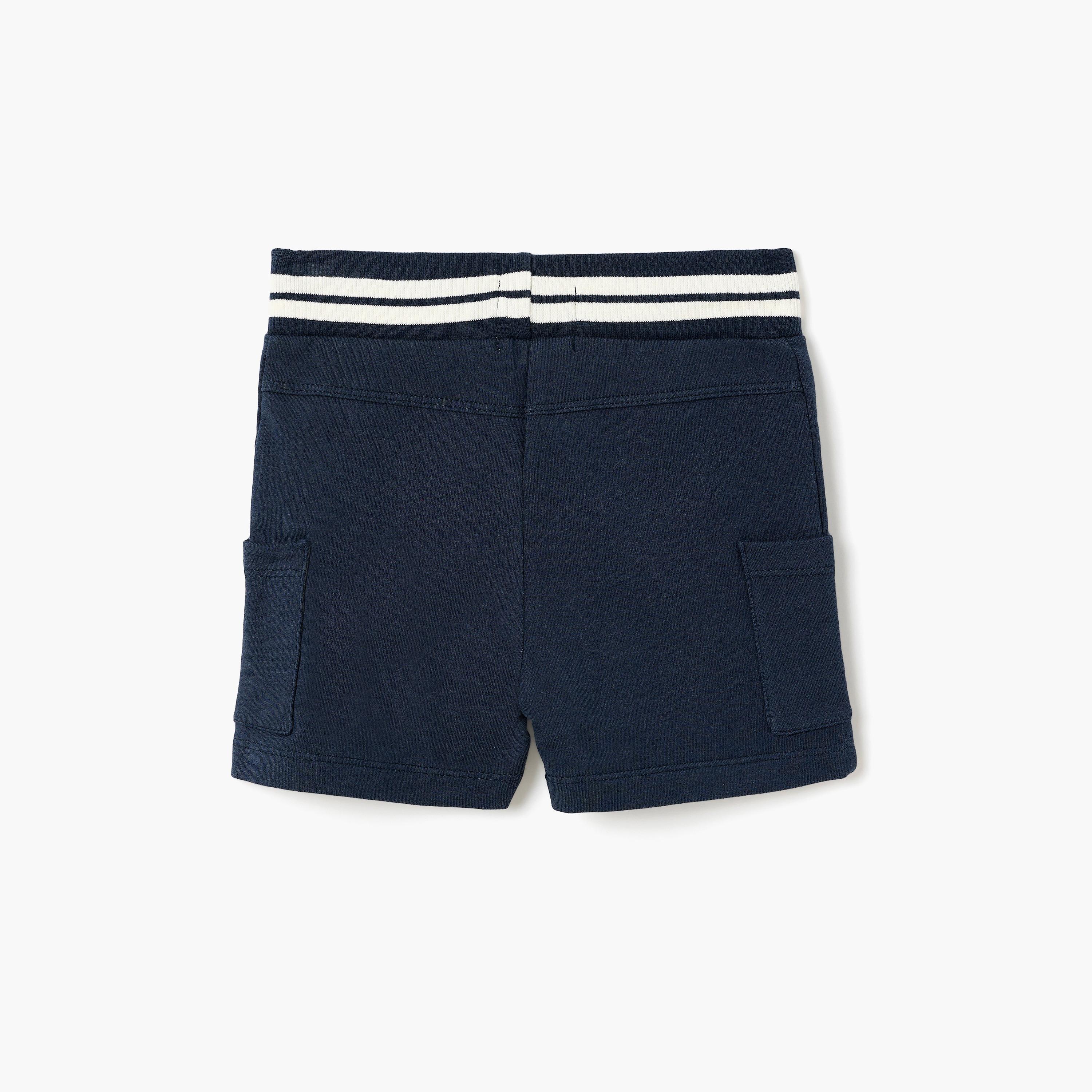 Dirkje ropical Wheels Cotton Tee & Striped-Waistband Shorts Set-baby-boys-clothing-setsandcoords-image-5