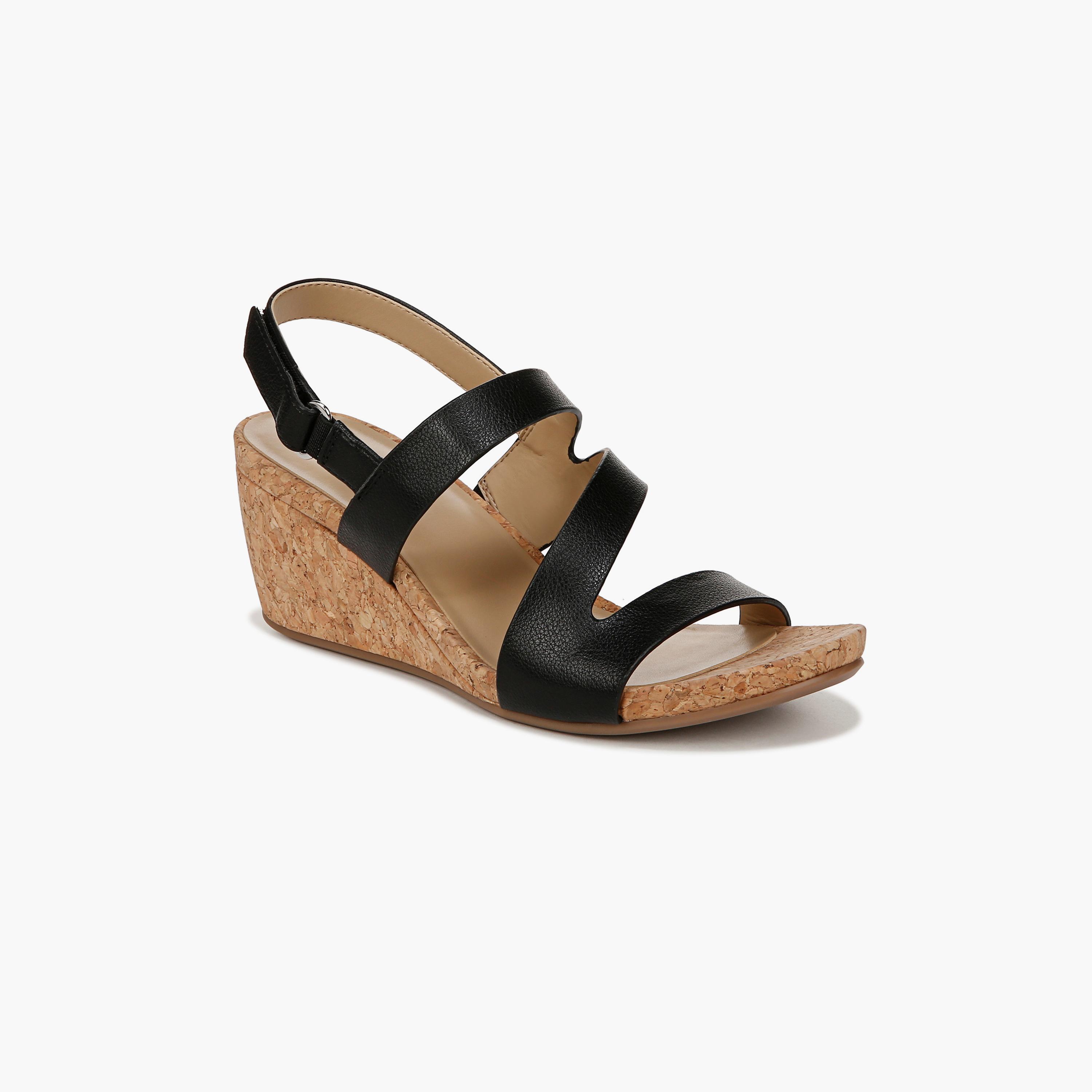 ناتشيولايزر- صندل ويدج شريط ربط لاصق وحزام | NAADRIA-women-shoes-heels-image-1