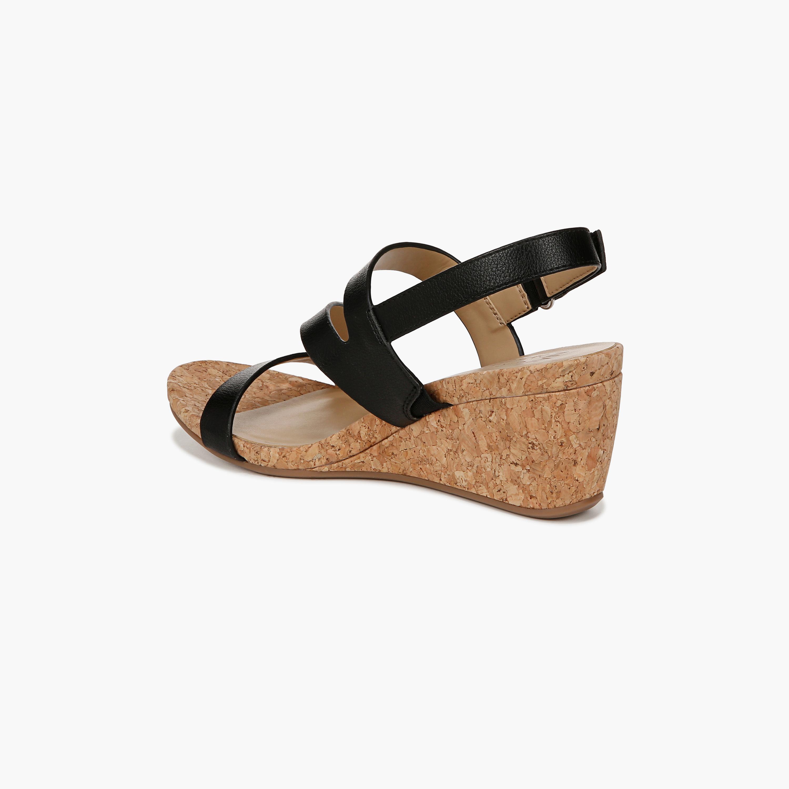 Naturalizer Hook & Loop Wedge Sandals with Strap Accent | NAADRIA-women-shoes-heels-image-10