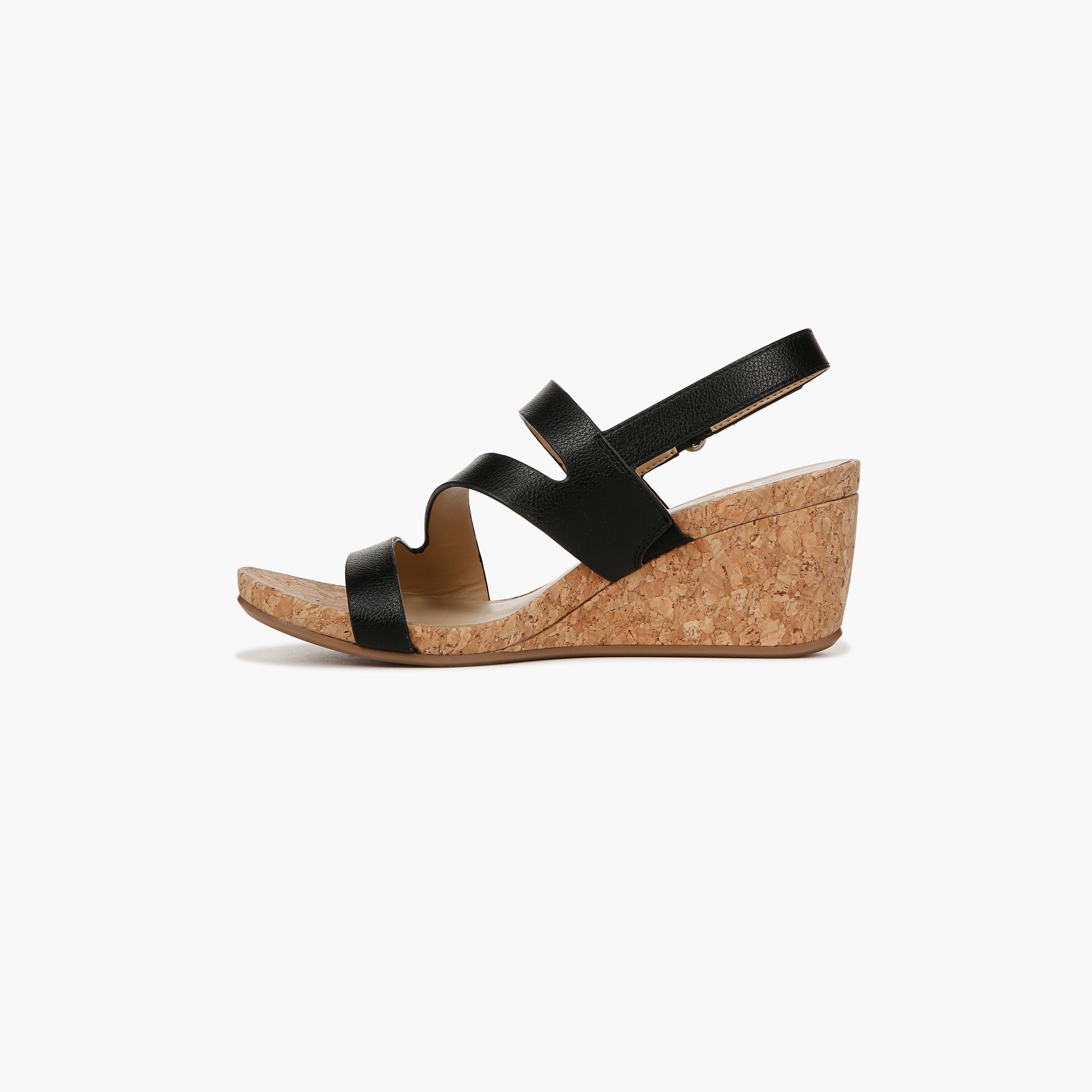 Naturalizer Hook & Loop Wedge Sandals with Strap Accent | NAADRIA-women-shoes-heels-image-6