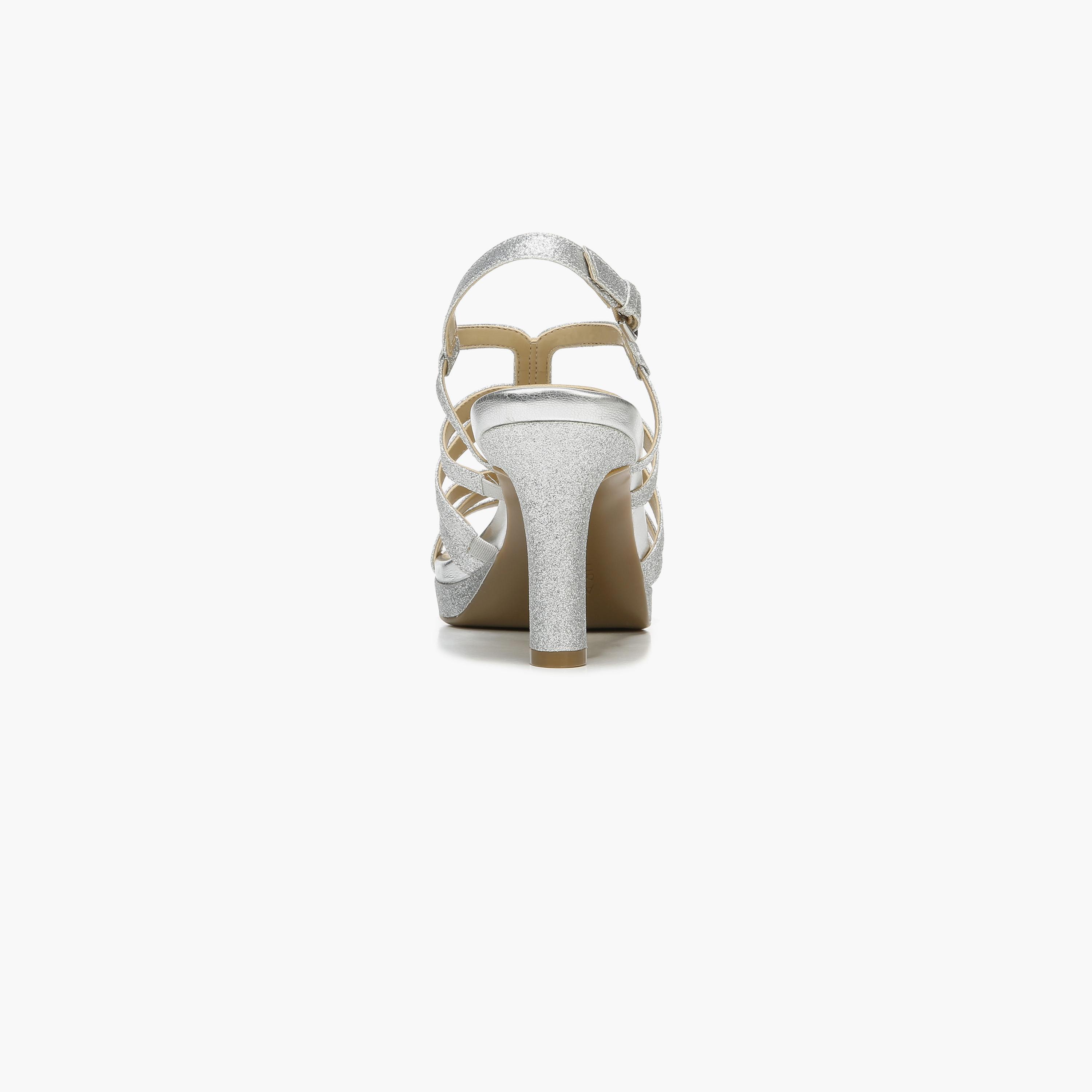 Naturalizer Glitter Platform Heel Sandals with Strap Accent | NABAYLOR-women-shoes-heels-image-7
