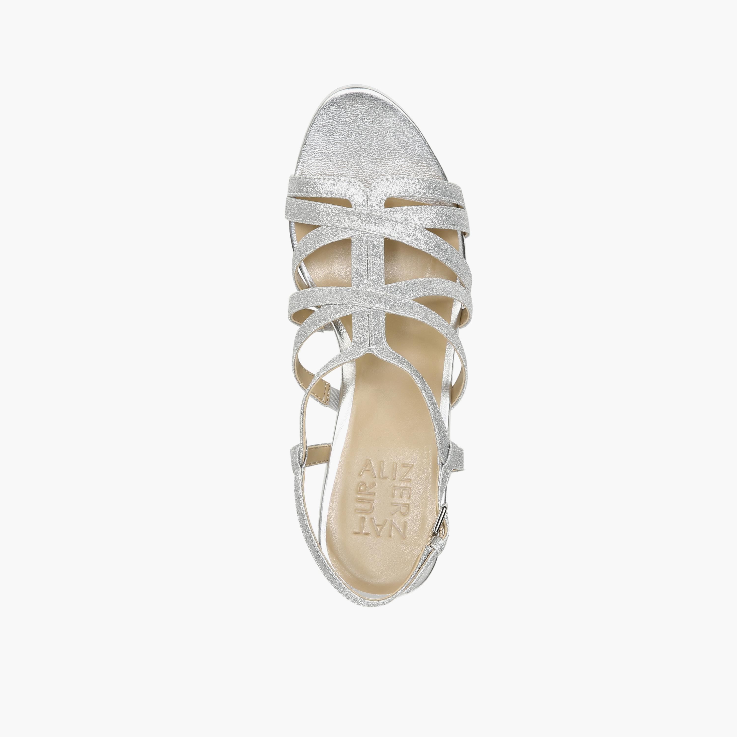 Naturalizer Glitter Platform Heel Sandals with Strap Accent | NABAYLOR-women-shoes-heels-image-8