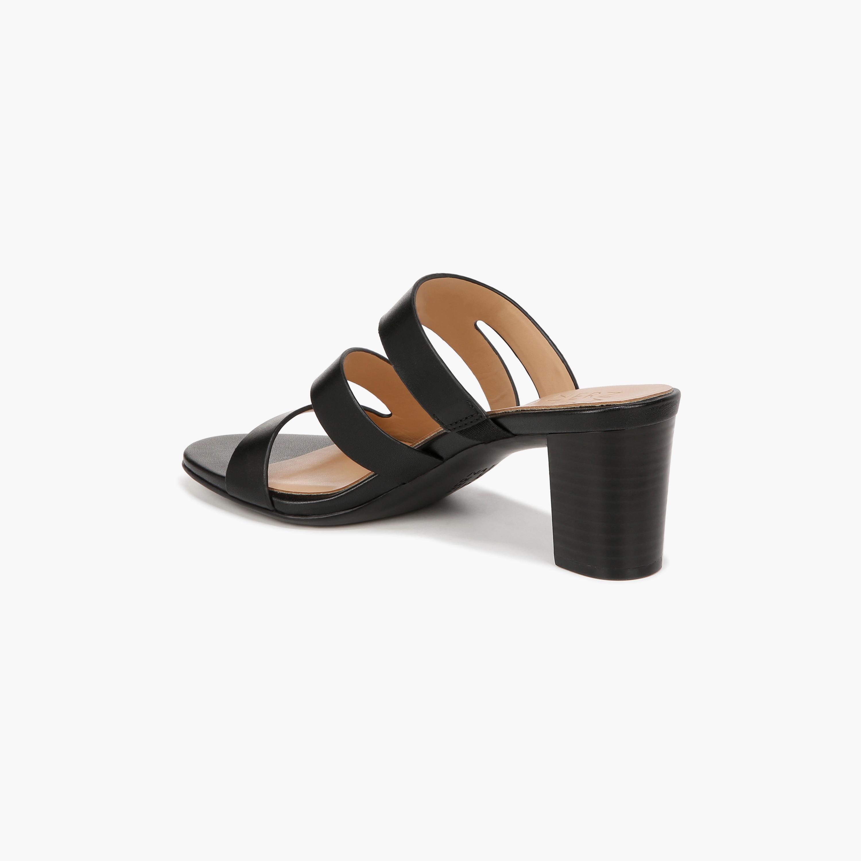 Naturalizer Slip On Block Heels with Strap Accent | NABEAMING-women-shoes-heels-image-10