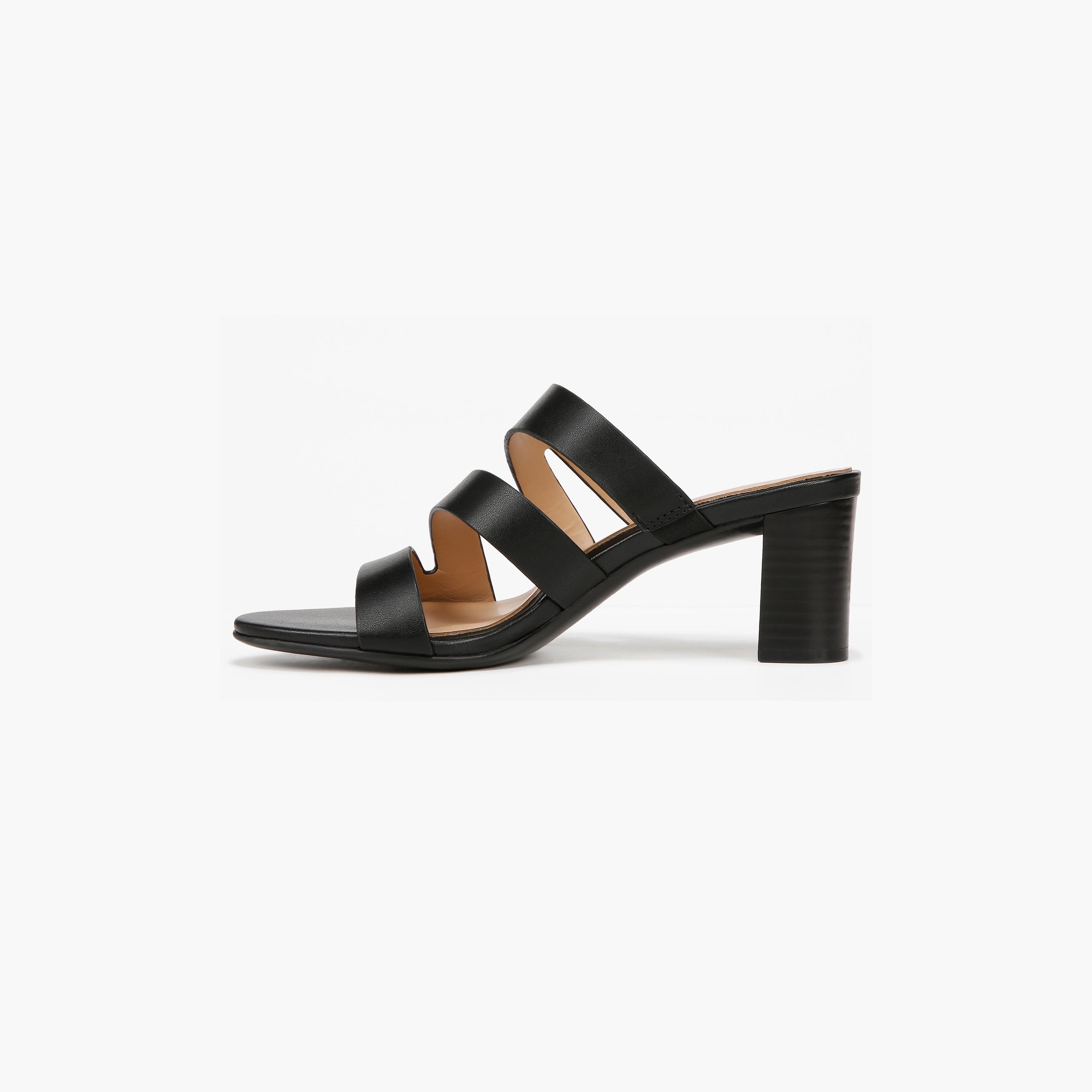 Naturalizer Slip On Block Heels with Strap Accent | NABEAMING-women-shoes-heels-image-6