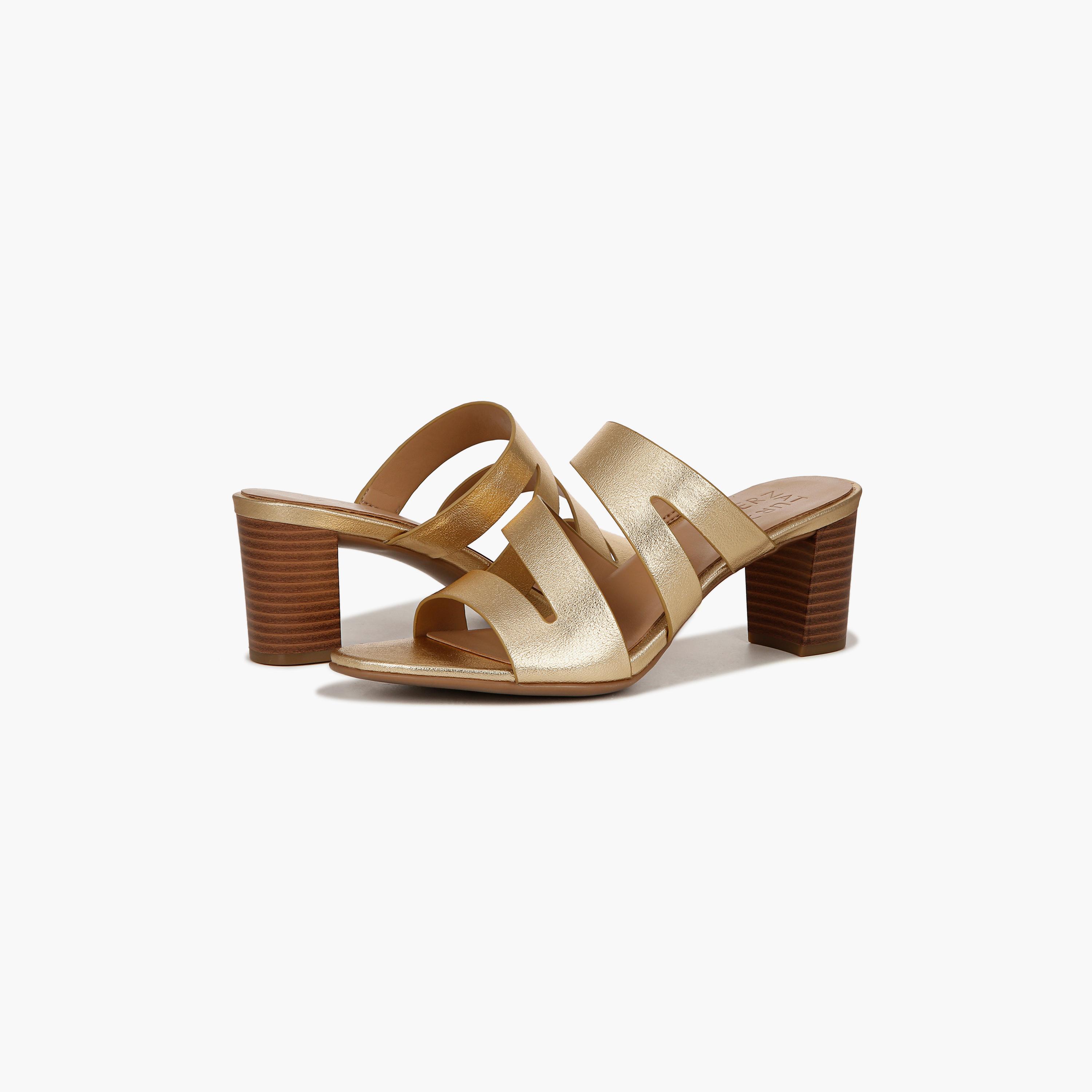 Naturalizer Slip On Block Heels with Strap Accent | NABEAMING-women-shoes-heels-image-22