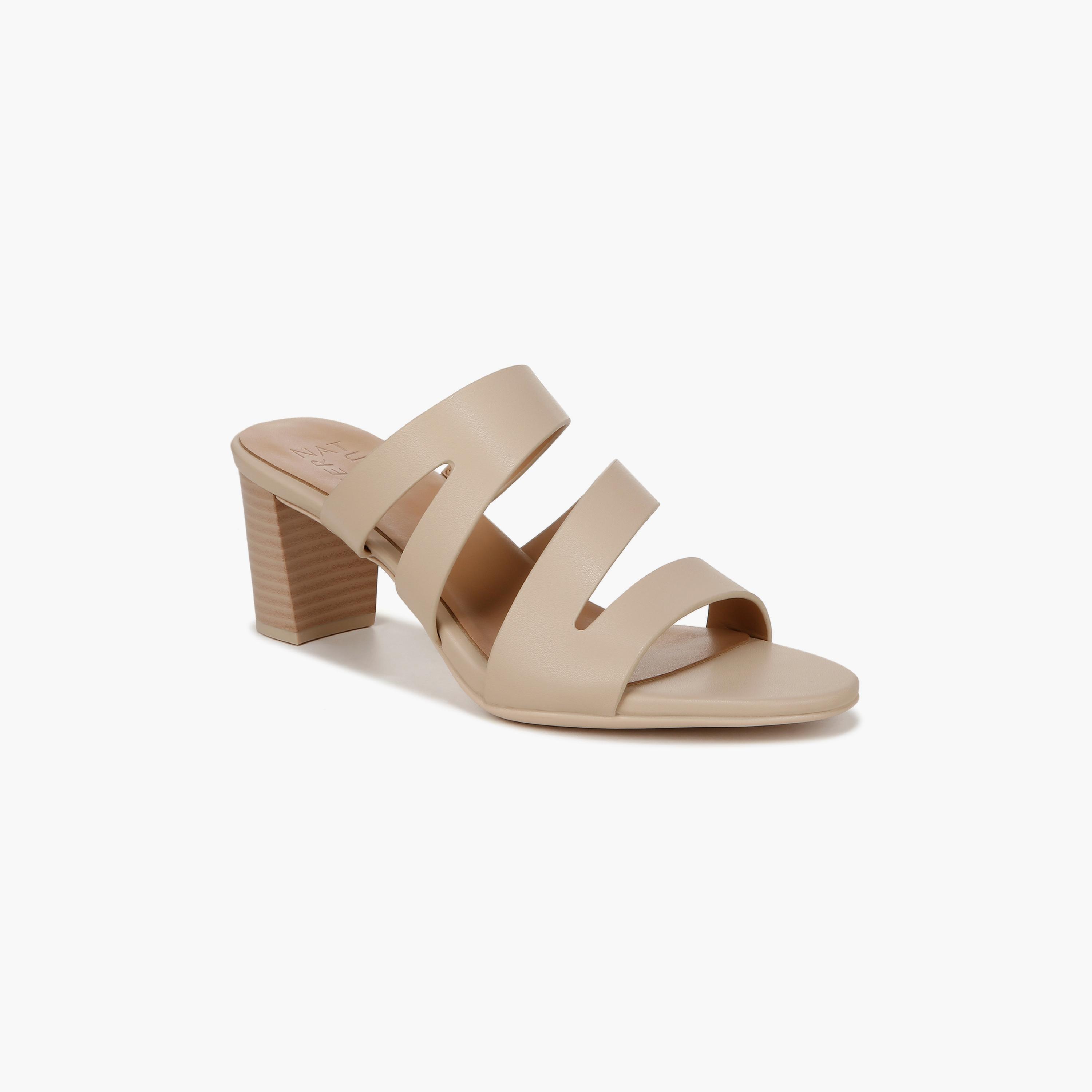 Naturalizer Slip On Block Heels with Strap Accent | NABEAMING-women-shoes-heels-image-11