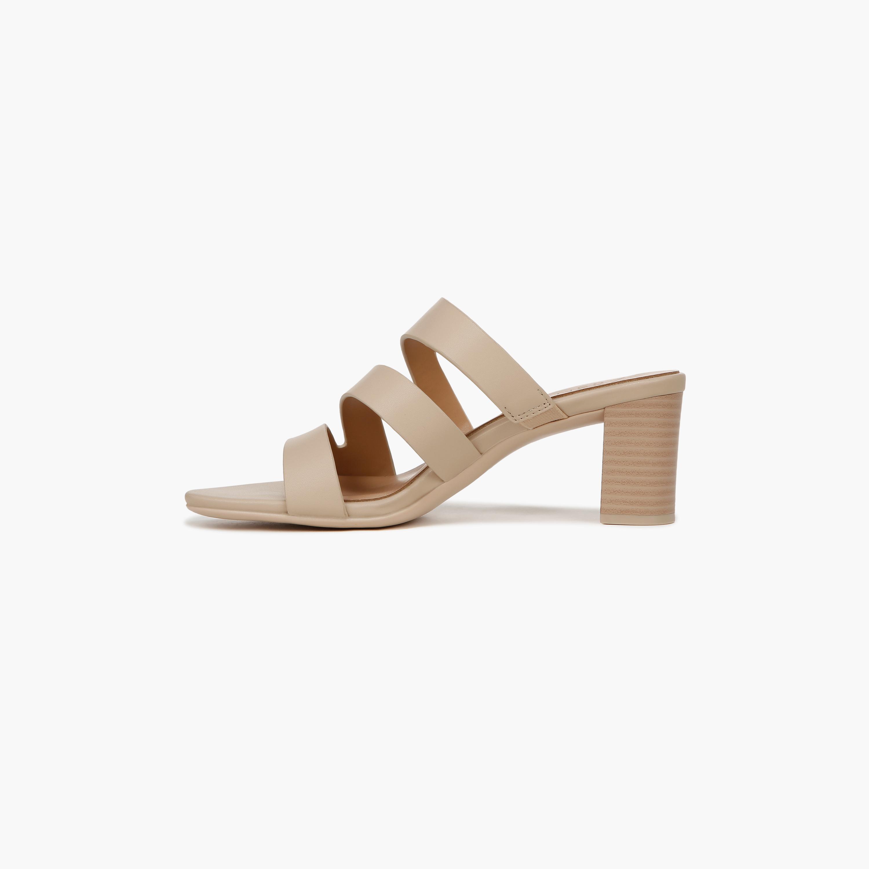 Naturalizer Slip On Block Heels with Strap Accent | NABEAMING-women-shoes-heels-image-16