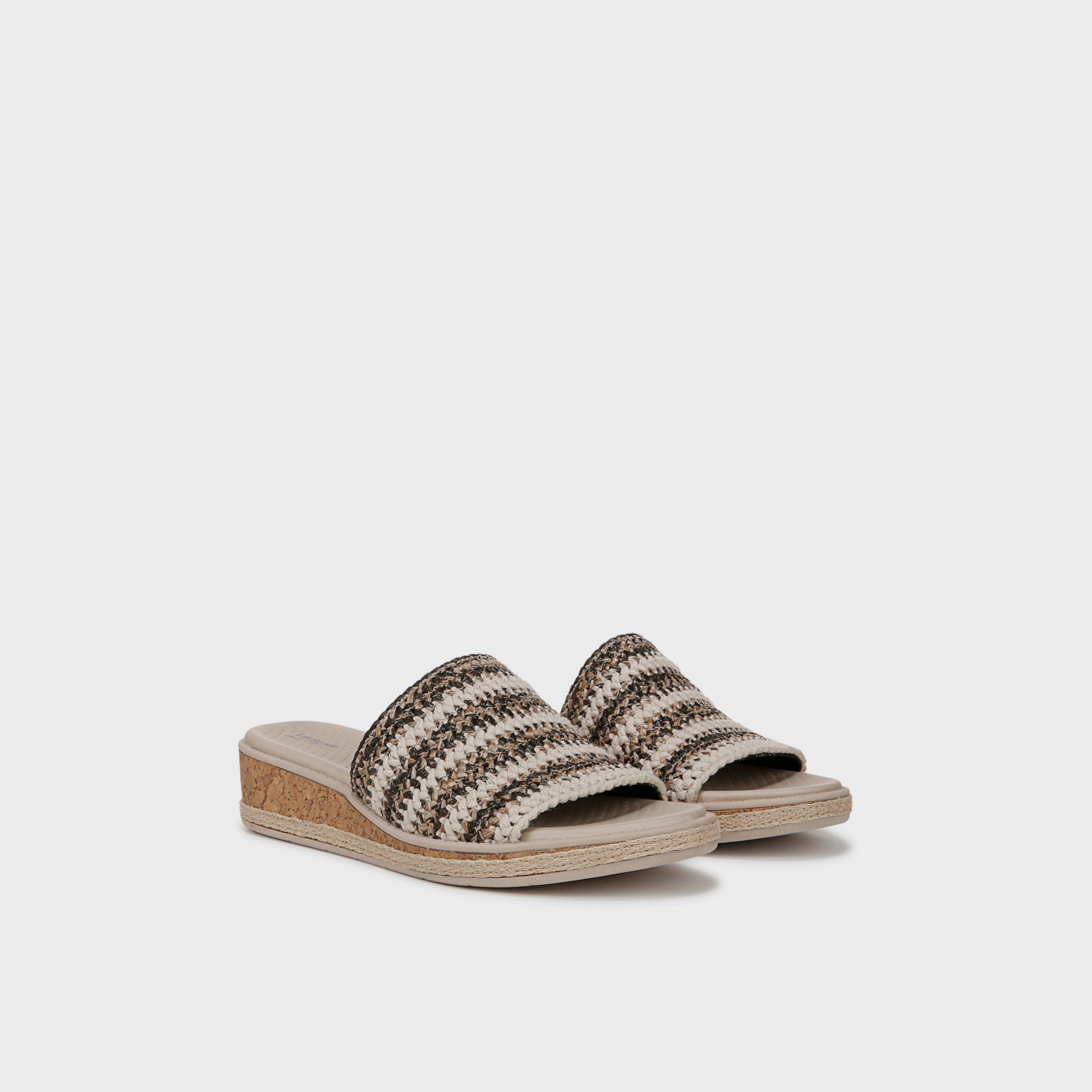 Naturalizer Women's Slip-On Wedge Slide Sandals | NABREEZY-women-shoes-sandals-heeled-image-2