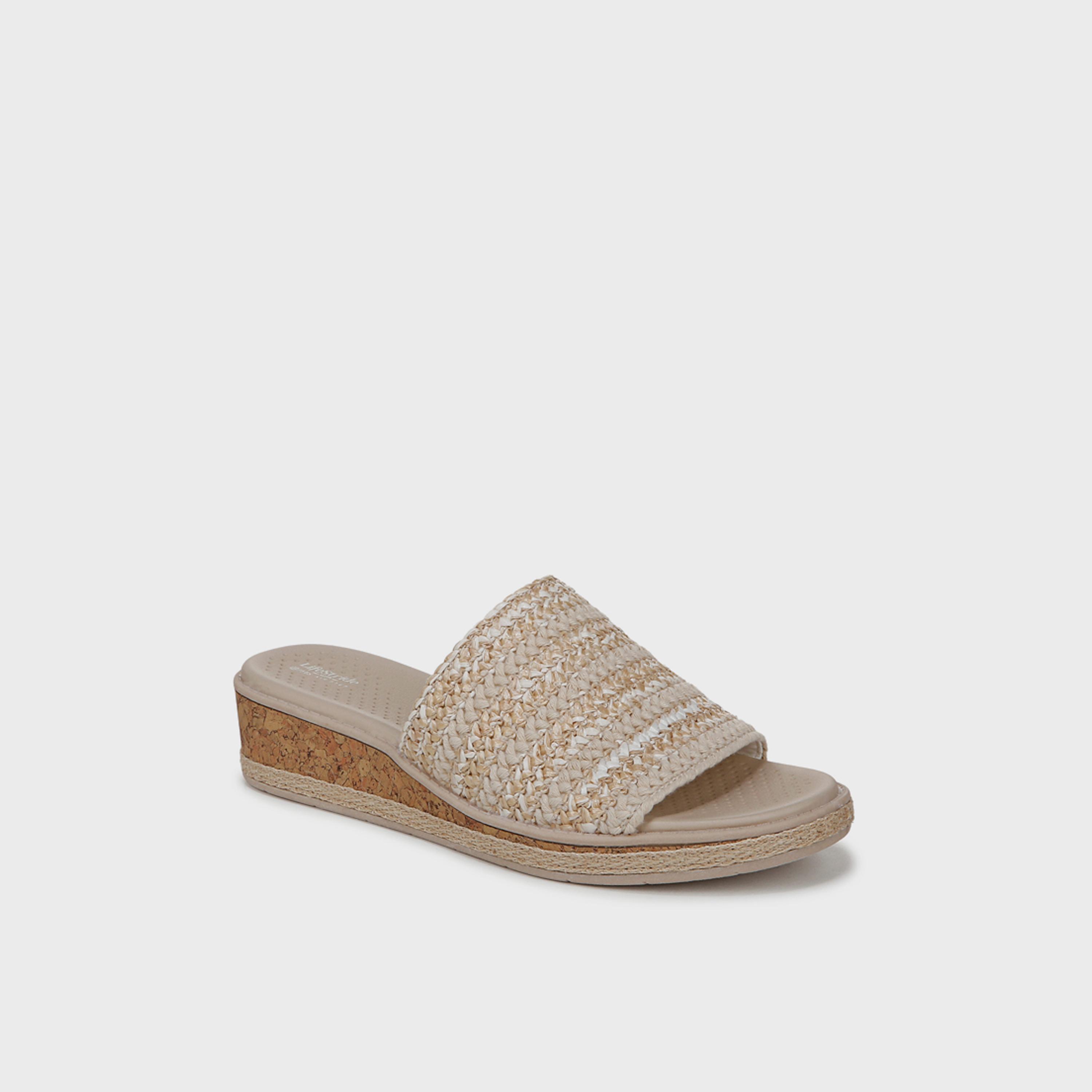 Naturalizer Women's Slip-On Wedge Slide Sandals | NABREEZY-women-shoes-sandals-heeled-image-7