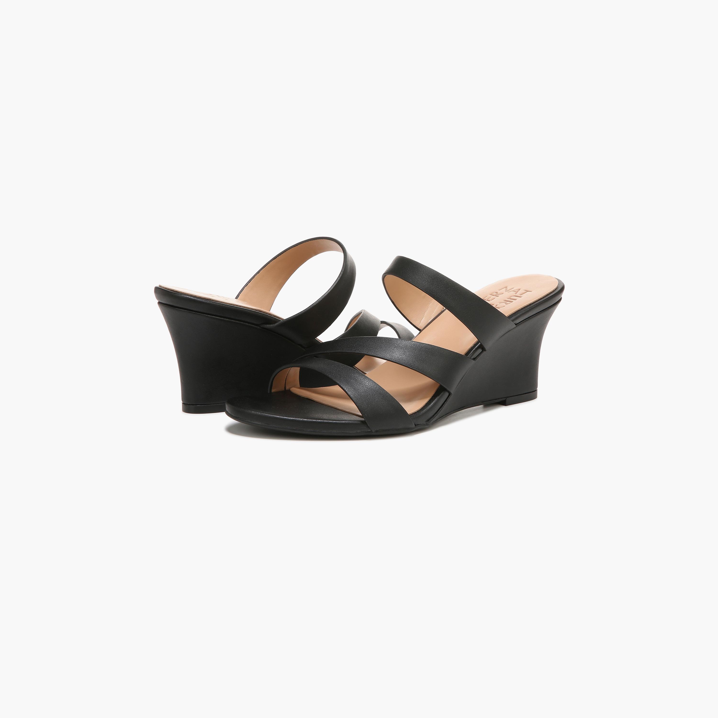 ناتشيولايزر- صندل ويدج حزام | NABREONA-women-shoes-sandals-flats-image-12