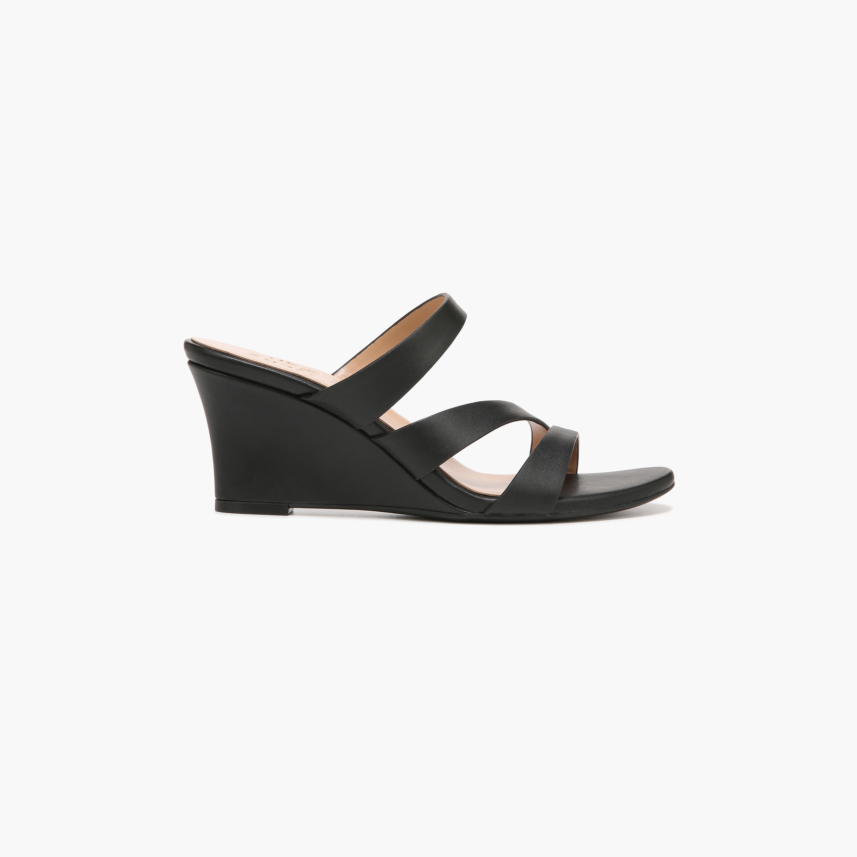 Naturalizer Slip On Wedge Sandals with Strap Accent | NABREONA-women-shoes-sandals-flats-image-4