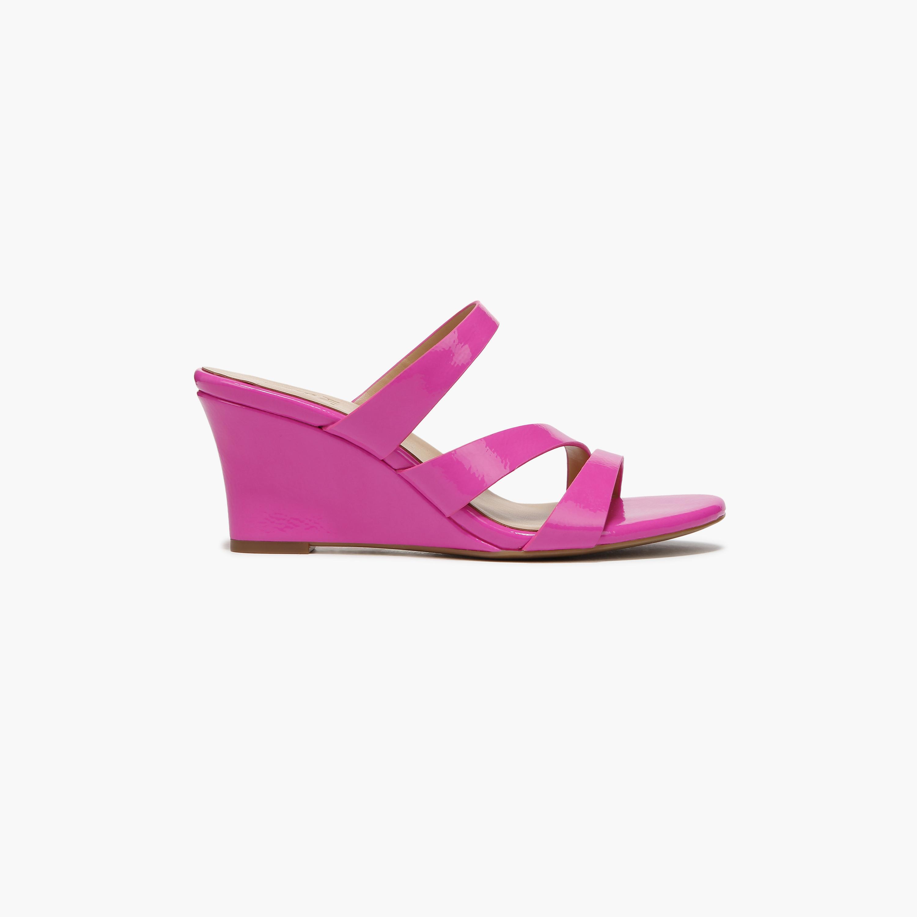 Naturalizer Slip On Wedge Sandals with Strap Accent | NABREONA-women-shoes-sandals-flats-image-4