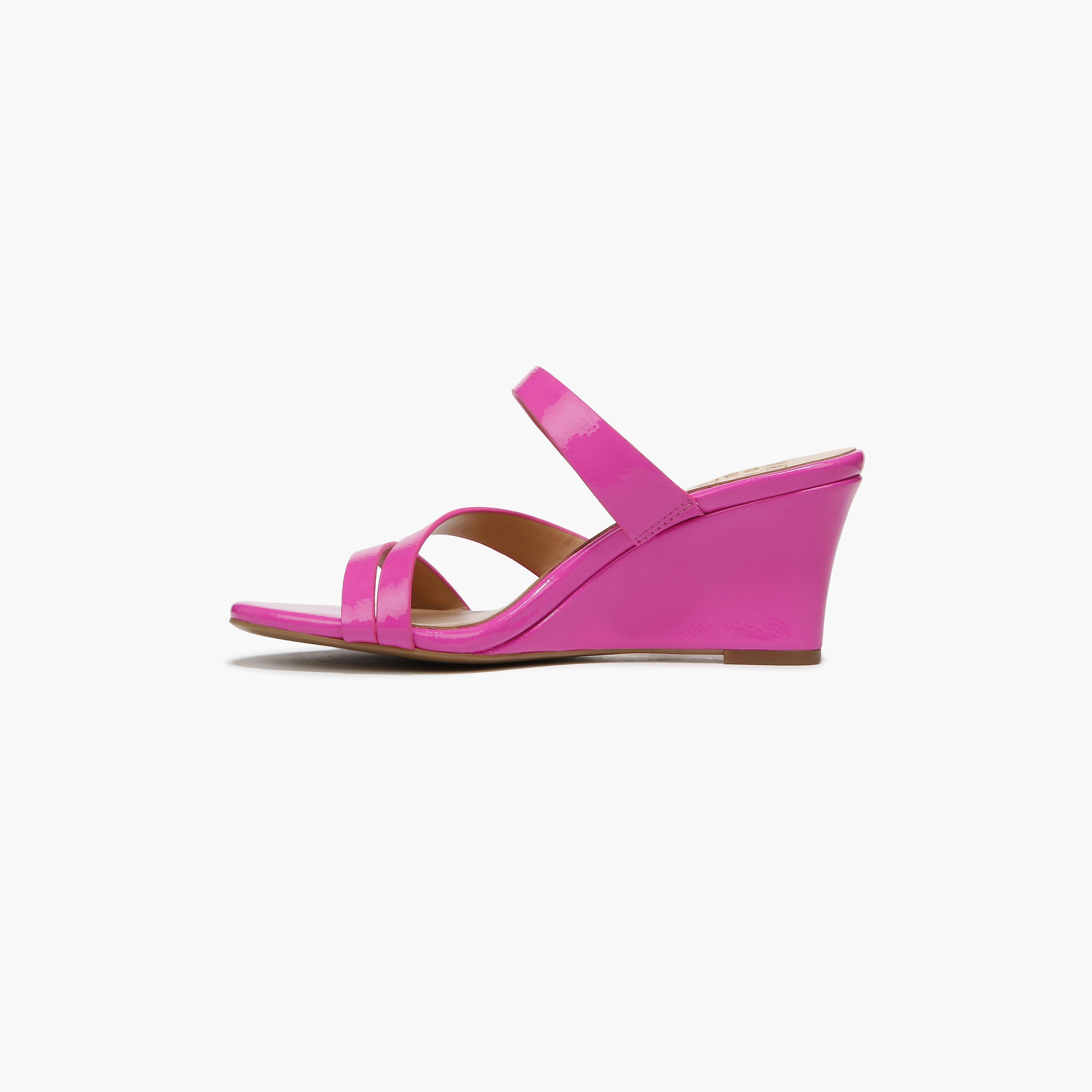 Naturalizer Slip On Wedge Sandals with Strap Accent | NABREONA-women-shoes-sandals-flats-image-6