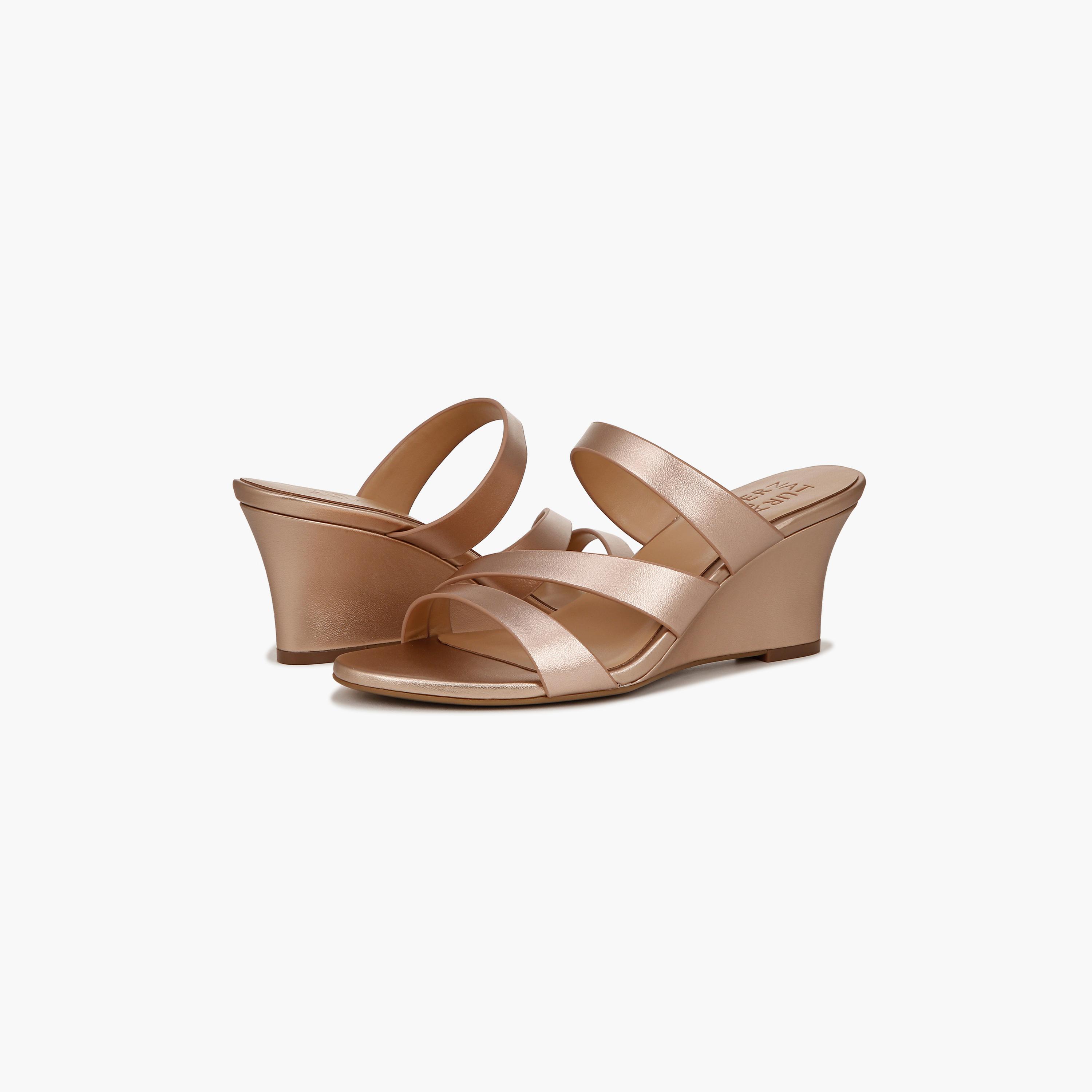 ناتشيولايزر- صندل ويدج حزام | NABREONA-women-shoes-sandals-flats-image-22