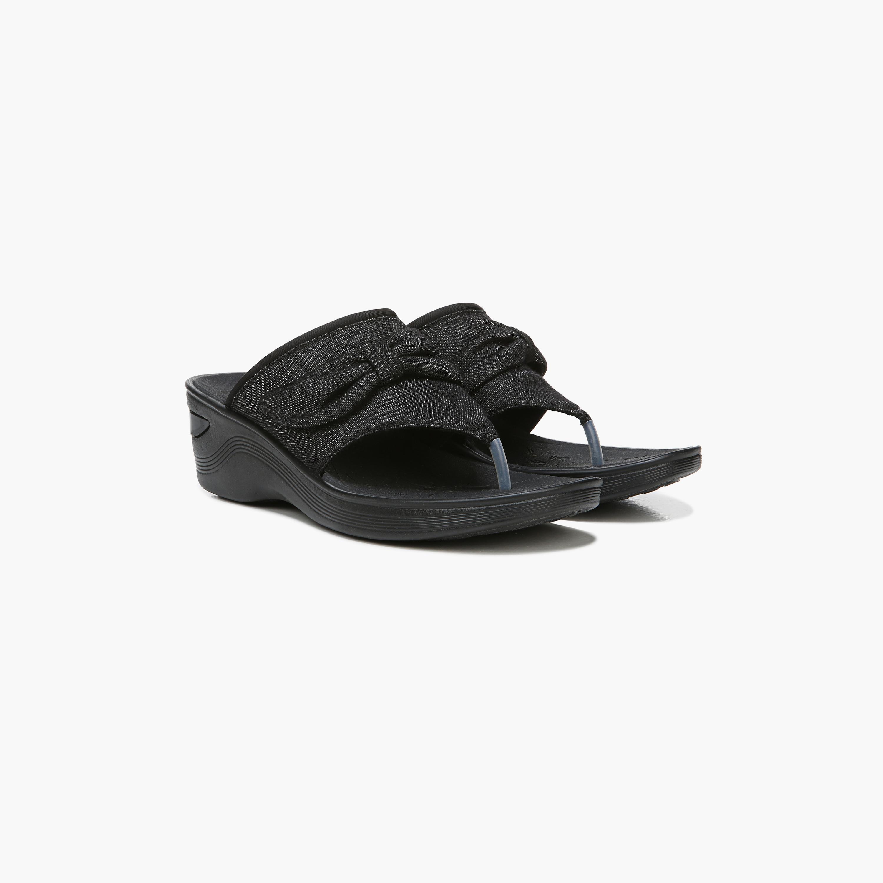 Naturalizer Women's Wedge Heel Thong Sandals with Bow NADANCING QUEEN-women-shoes-sandals-flats-image-3