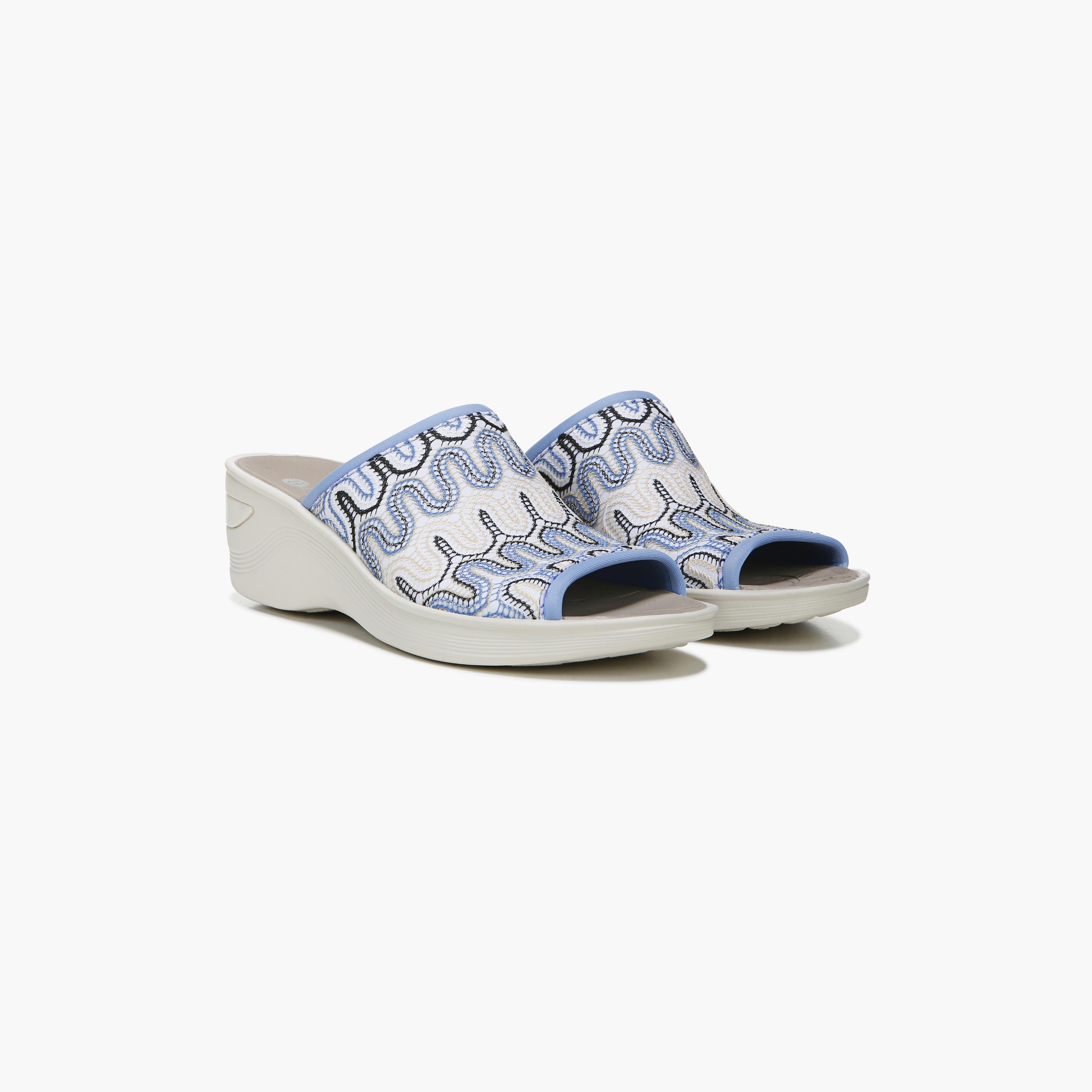 Naturalizer Women's Wedge Heel Slide Sandals with Embroidery NADELUXE-women-shoes-sandals-flats-image-3