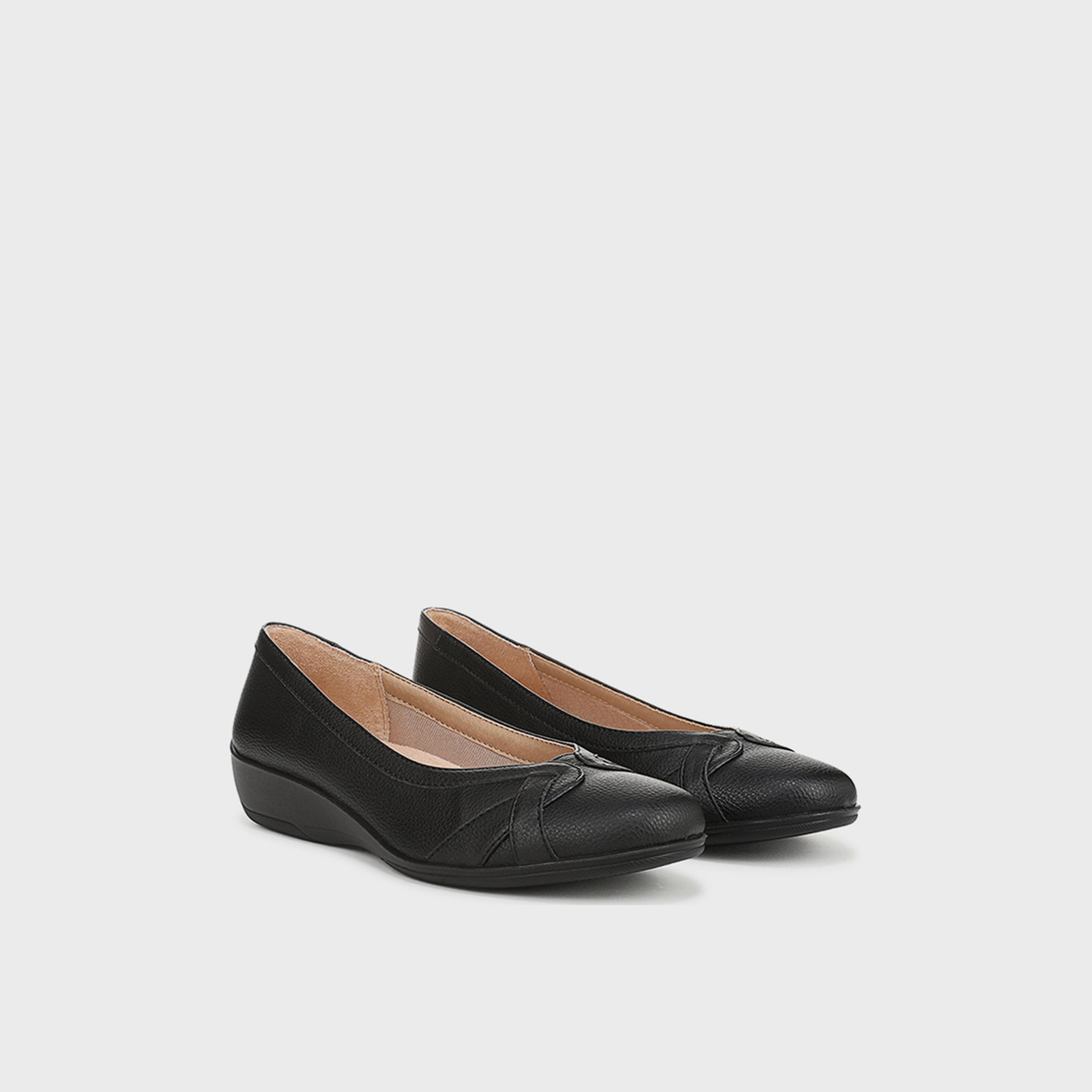 ناتشورالايزر - حذاء باليرينا نسائي سهل الارتداء بكعب إسفين ومقدمة دائرية | NAINFINITE-women-shoes-ballerinas-image-2