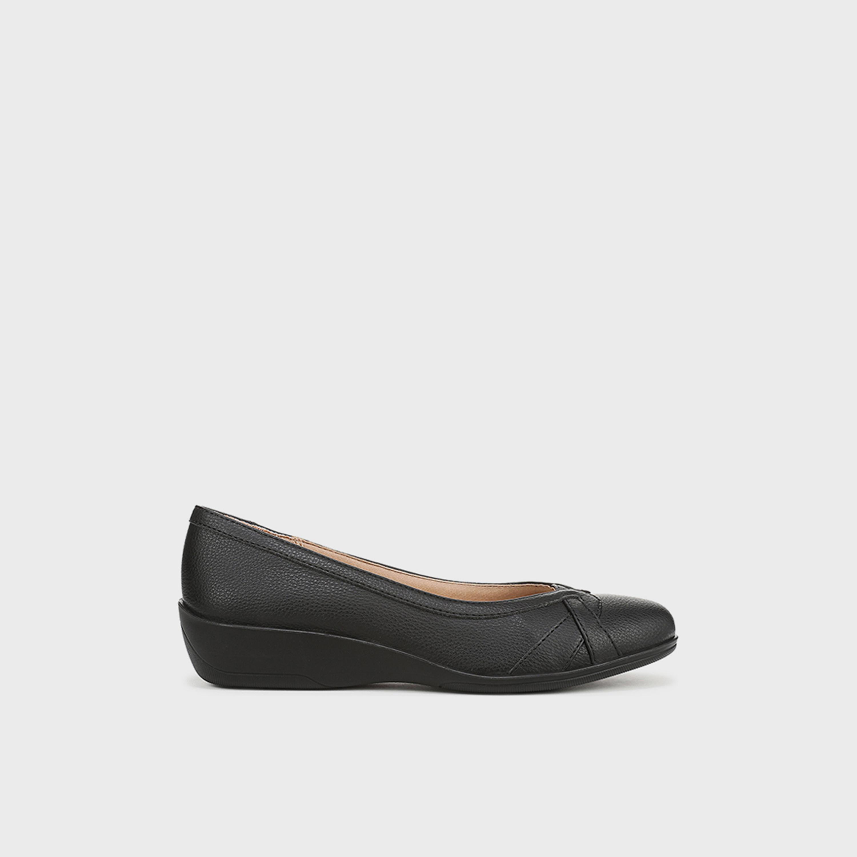 ناتشورالايزر - حذاء باليرينا نسائي سهل الارتداء بكعب إسفين ومقدمة دائرية | NAINFINITE-women-shoes-ballerinas-image-3