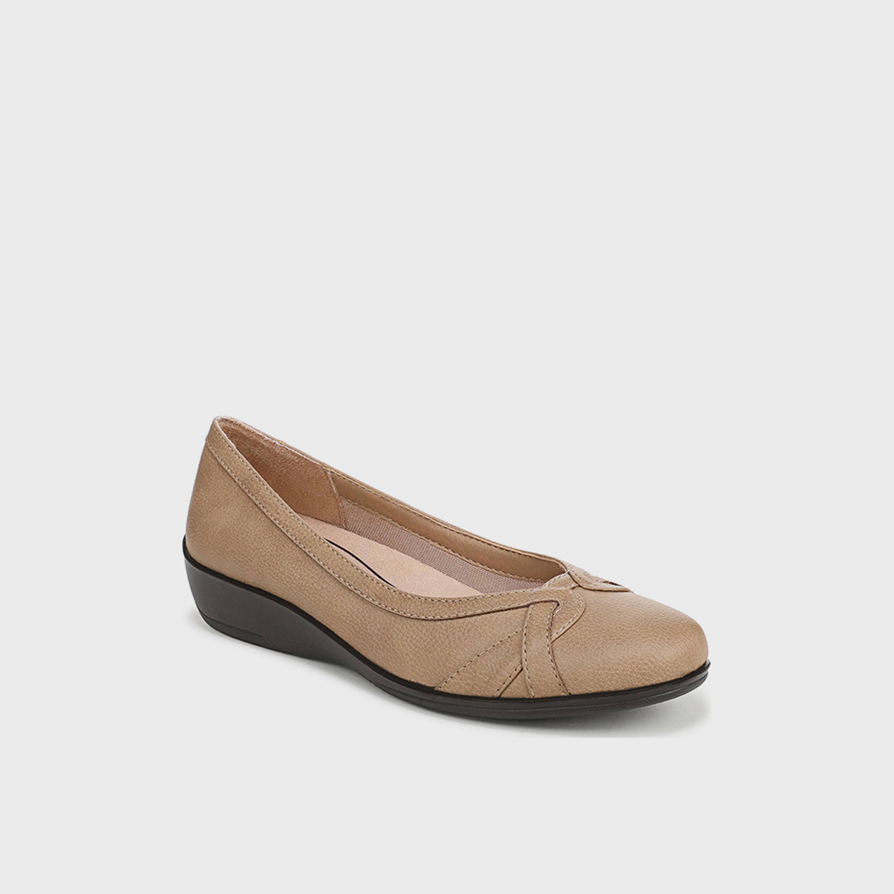 ناتشورالايزر - حذاء باليرينا نسائي سهل الارتداء بكعب إسفين ومقدمة دائرية | NAINFINITE-women-shoes-ballerinas-image-7