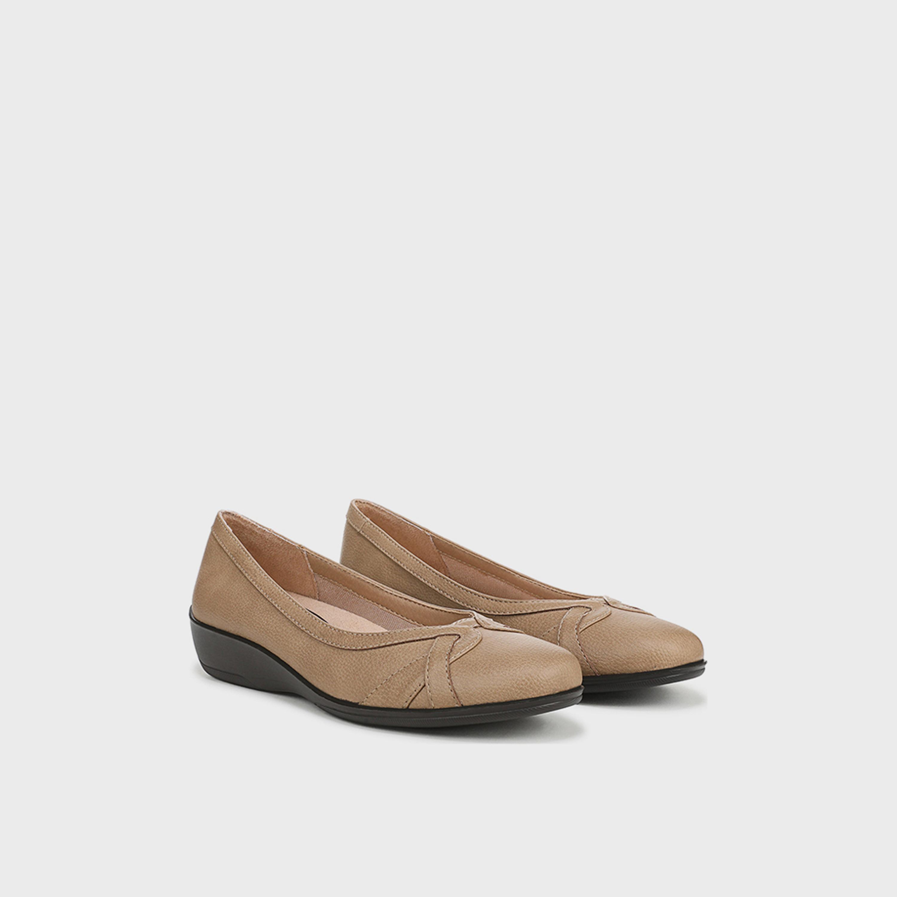 ناتشورالايزر - حذاء باليرينا نسائي سهل الارتداء بكعب إسفين ومقدمة دائرية | NAINFINITE-women-shoes-ballerinas-image-8
