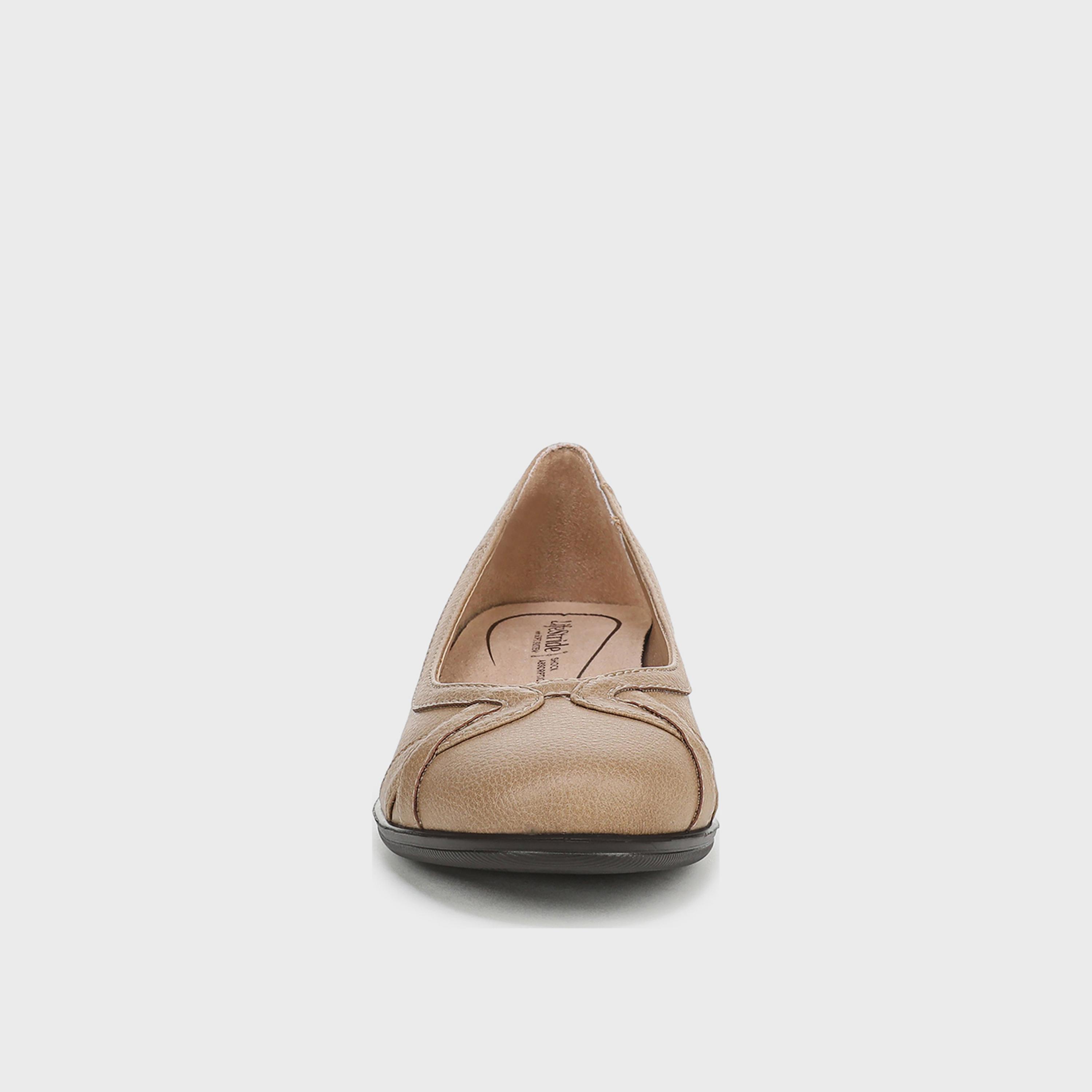 ناتشورالايزر - حذاء باليرينا نسائي سهل الارتداء بكعب إسفين ومقدمة دائرية | NAINFINITE-women-shoes-ballerinas-image-10