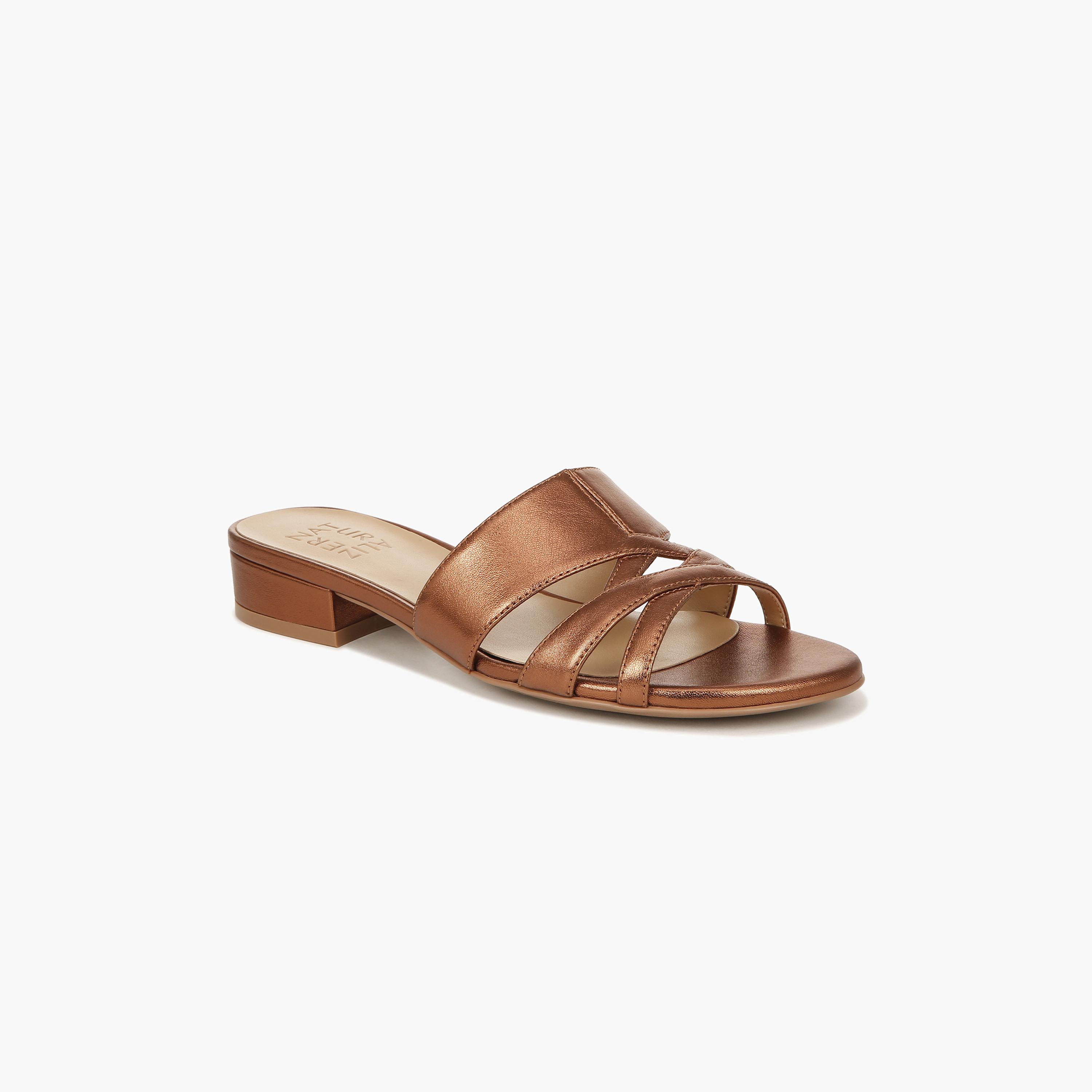 Naturalizer Women's Block Heel Slide Sandals with Cross Strap Design NAMEENA-women-shoes-sandals-flats-image-21