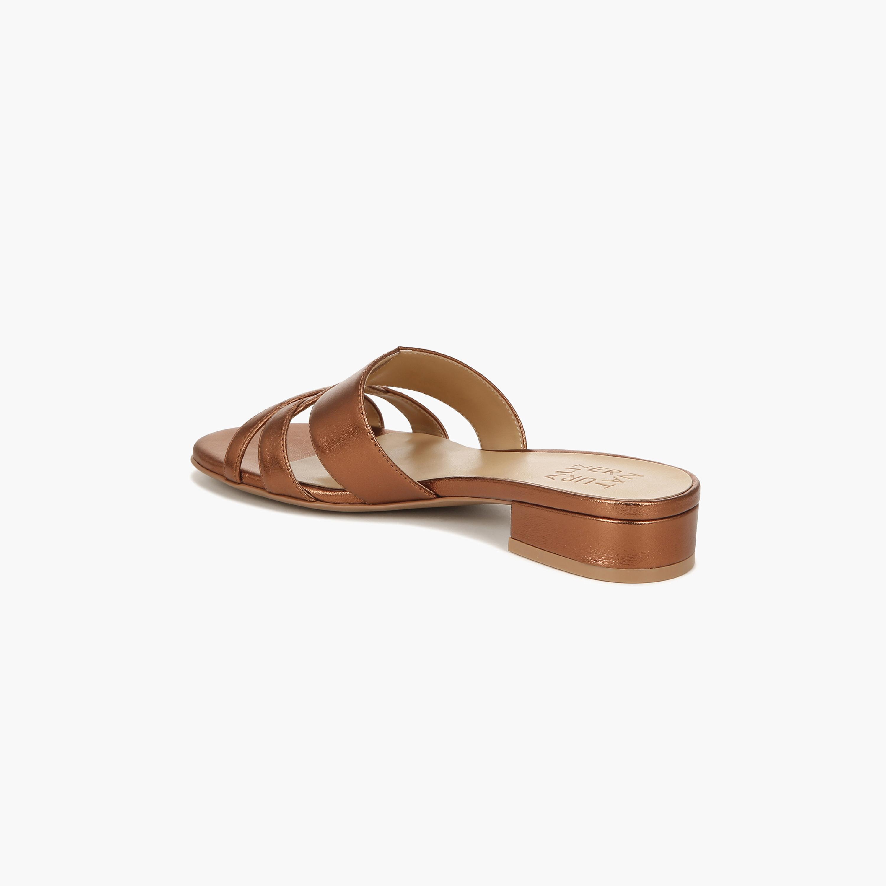 Naturalizer Women's Block Heel Slide Sandals with Cross Strap Design NAMEENA-women-shoes-sandals-flats-image-30