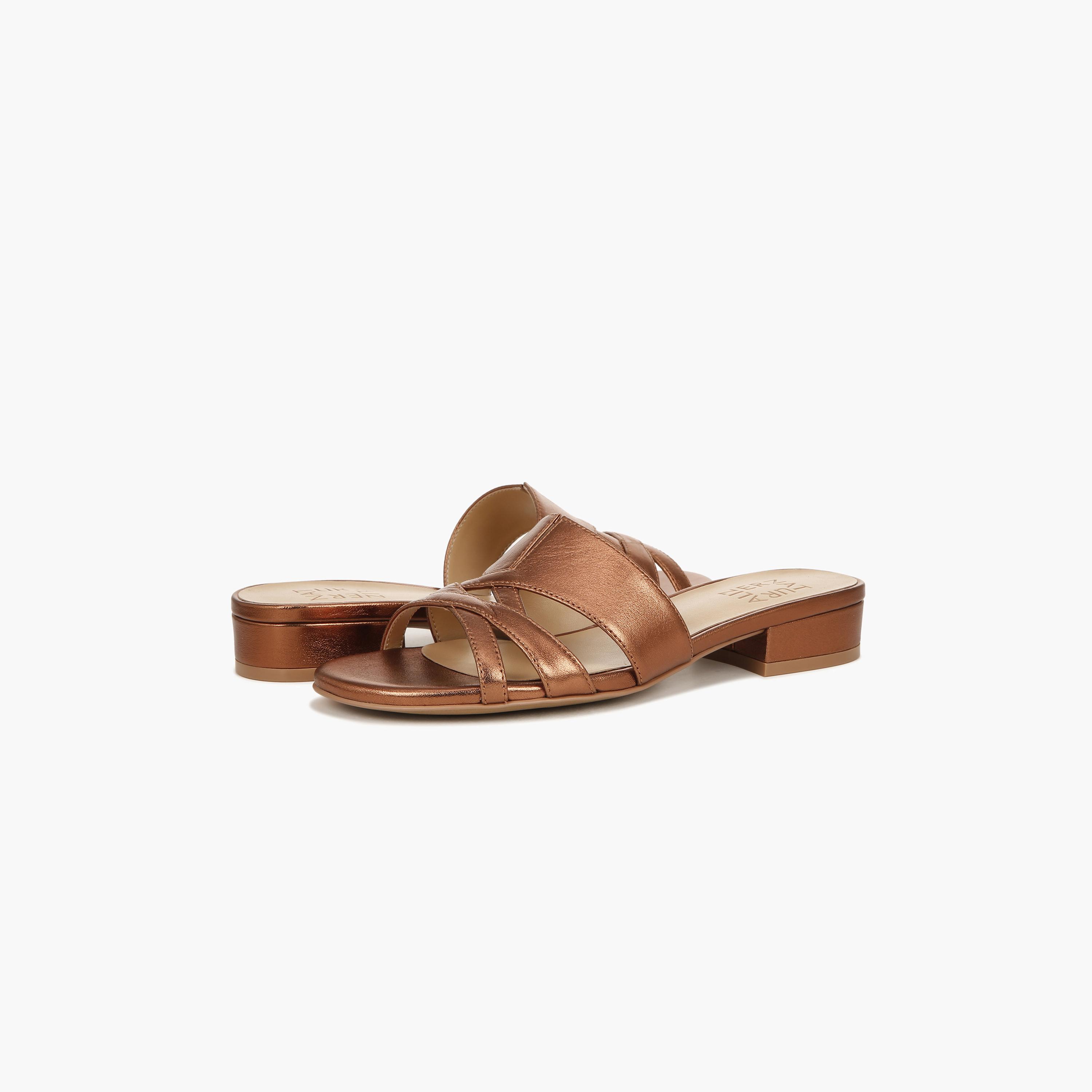 Naturalizer Women's Block Heel Slide Sandals with Cross Strap Design NAMEENA-women-shoes-sandals-flats-image-22