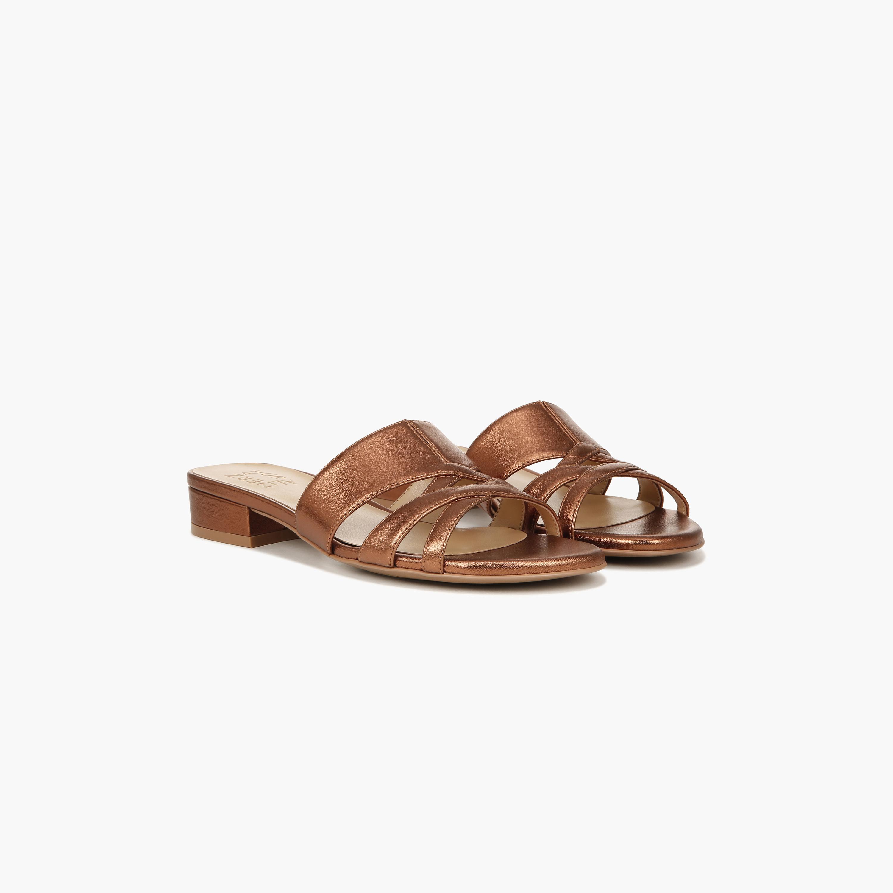 Naturalizer Women's Block Heel Slide Sandals with Cross Strap Design NAMEENA-women-shoes-sandals-flats-image-23