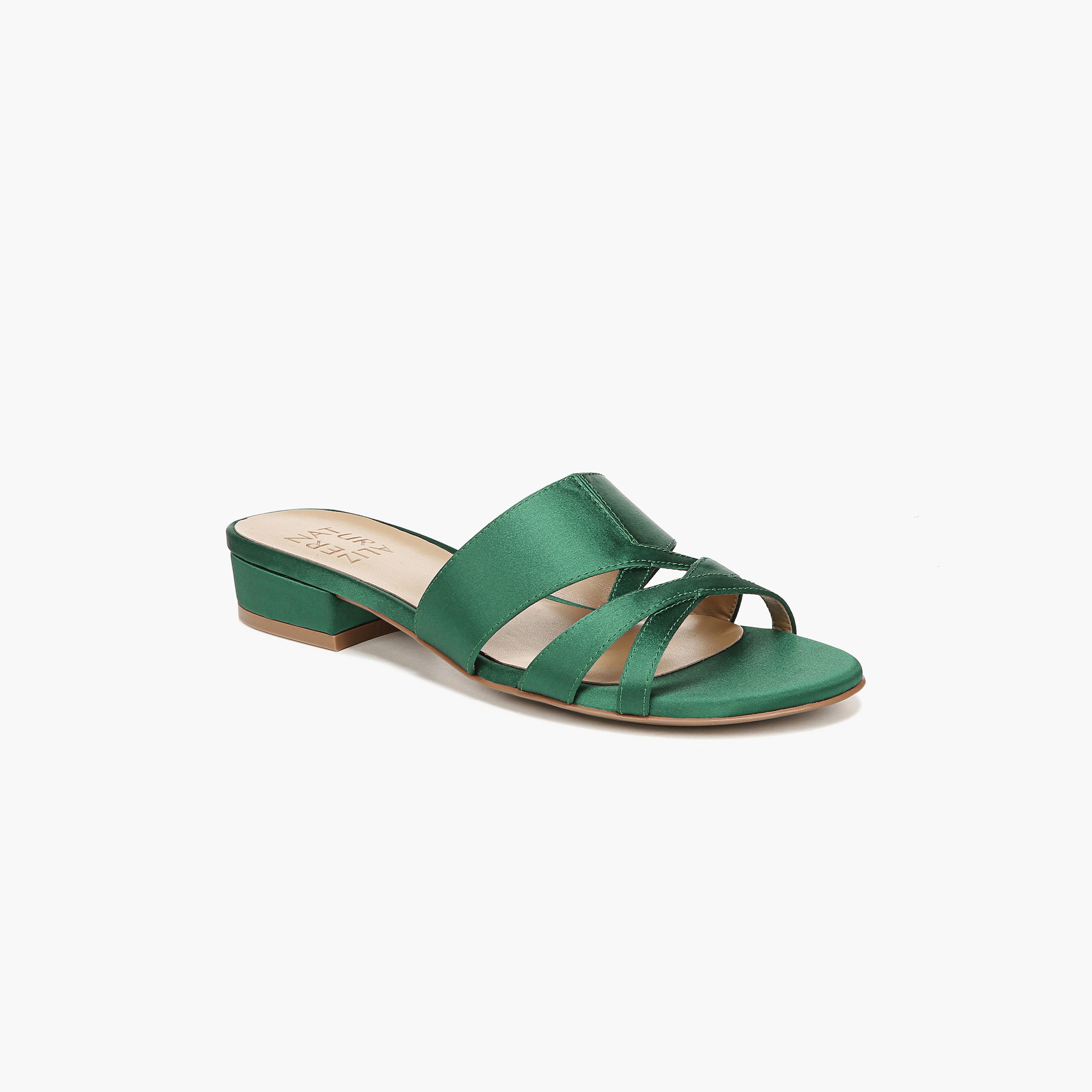 Naturalizer Women's Block Heel Slide Sandals with Cross Strap Design NAMEENA-women-shoes-sandals-flats-image-1