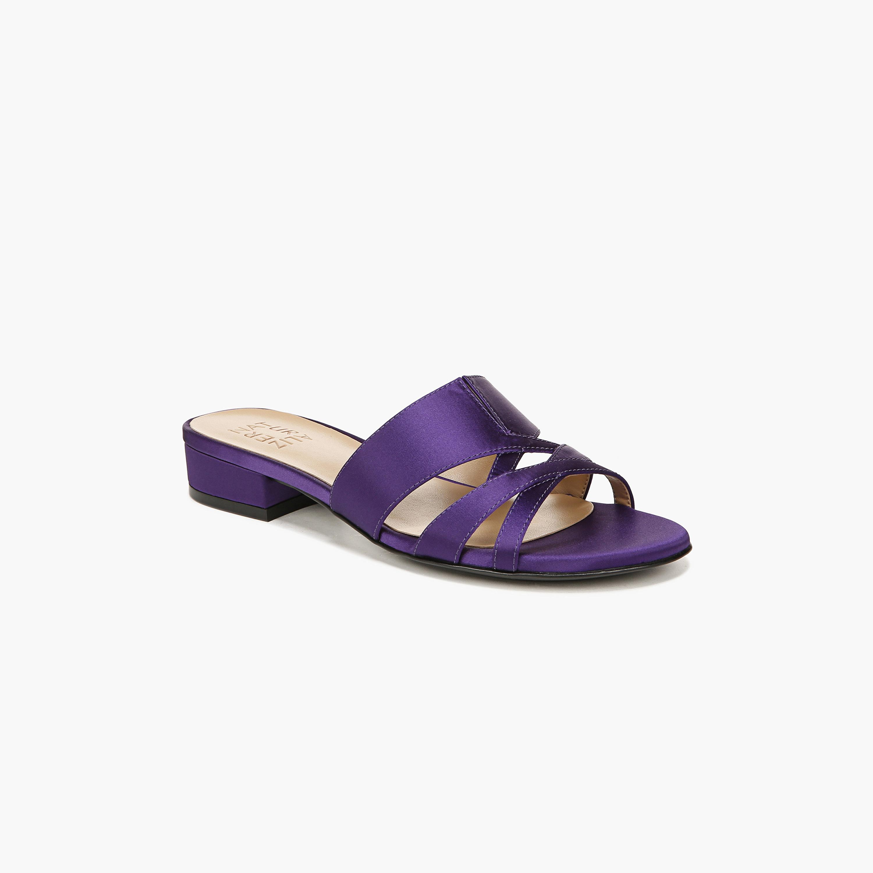 Naturalizer Women's Block Heel Slide Sandals with Cross Strap Design NAMEENA-women-shoes-sandals-flats-image-11