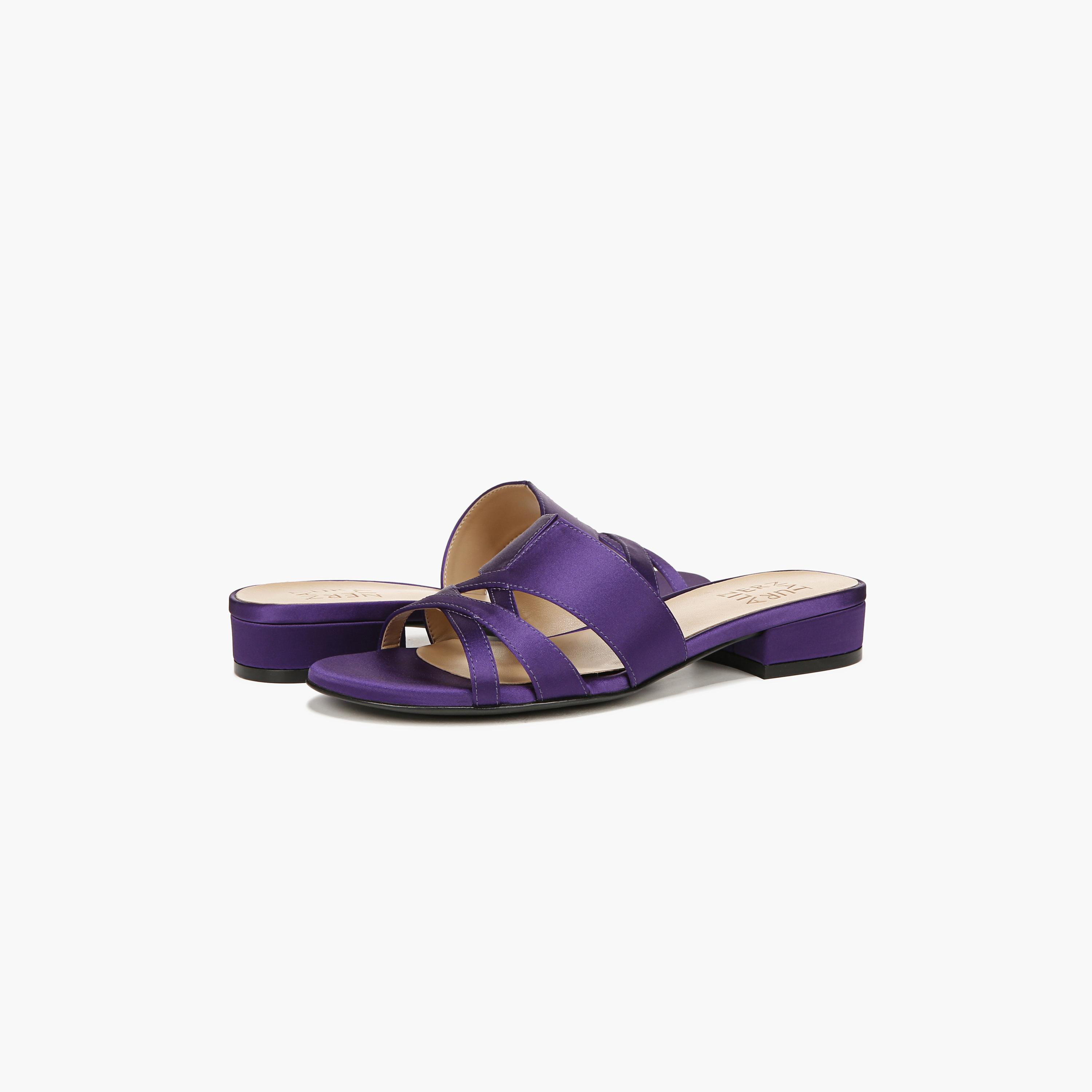 Naturalizer Women's Block Heel Slide Sandals with Cross Strap Design NAMEENA-women-shoes-sandals-flats-image-12
