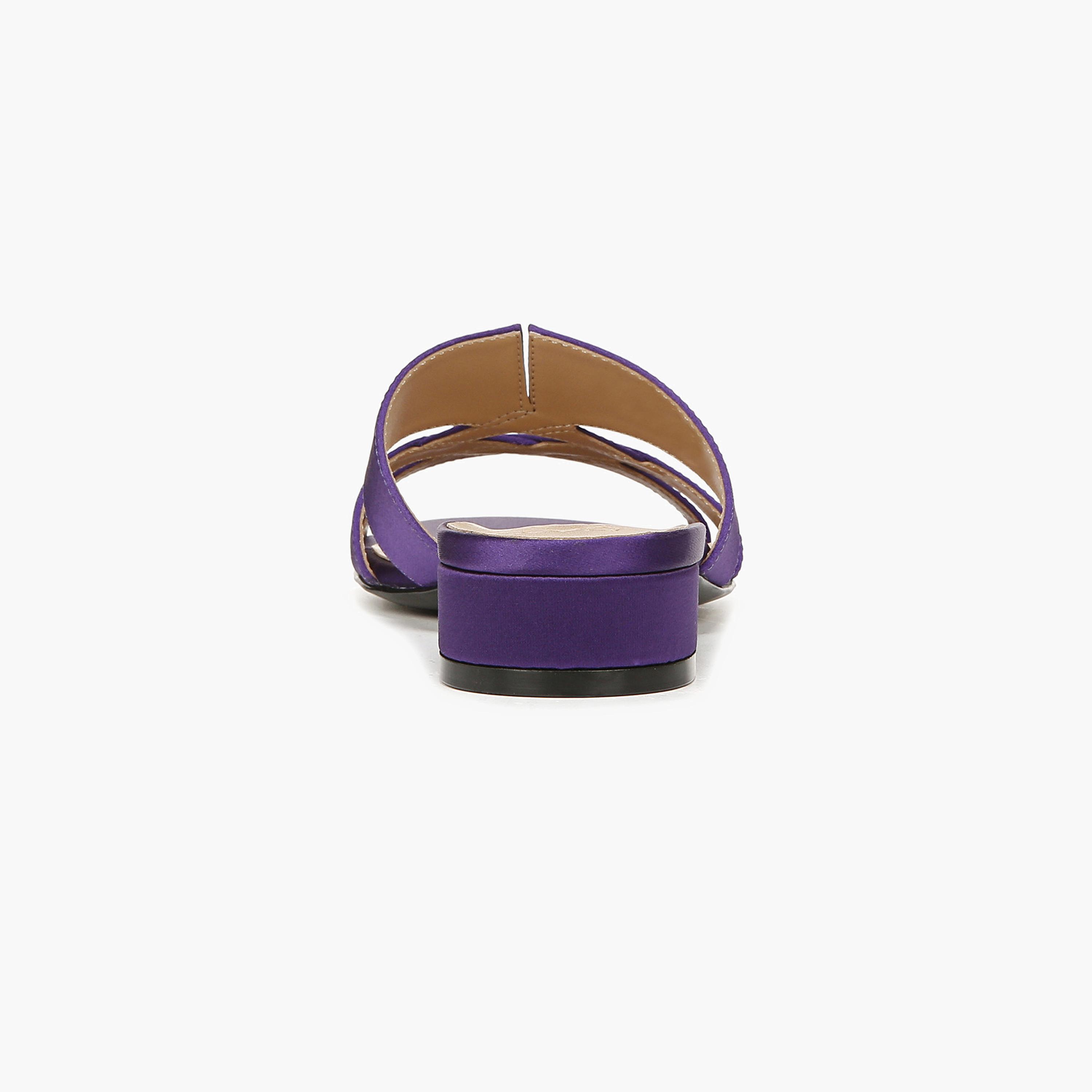 Naturalizer Women's Block Heel Slide Sandals with Cross Strap Design NAMEENA-women-shoes-sandals-flats-image-17