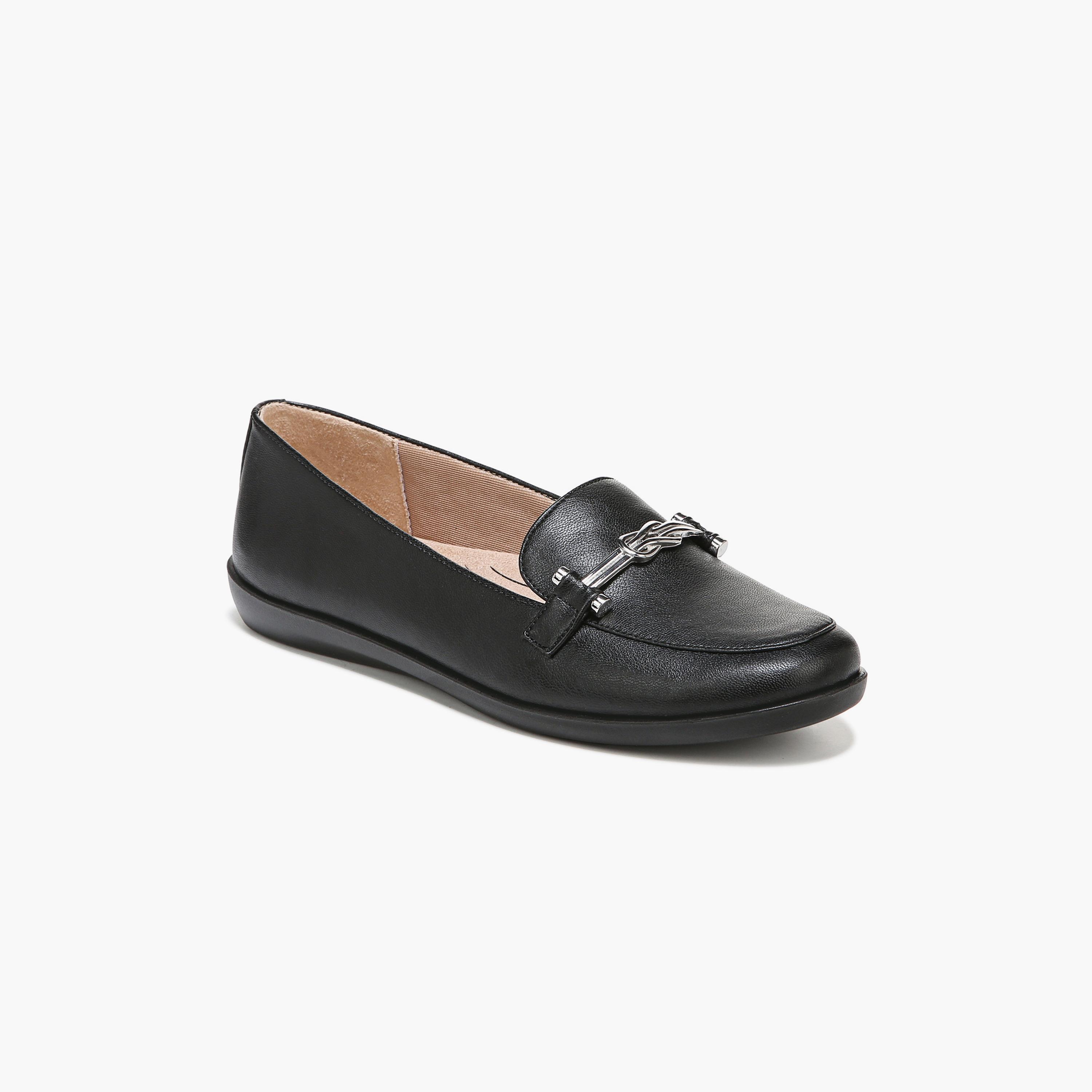 Naturalizer Women s Loafers With Metallic Strap Detail NANOMINATE