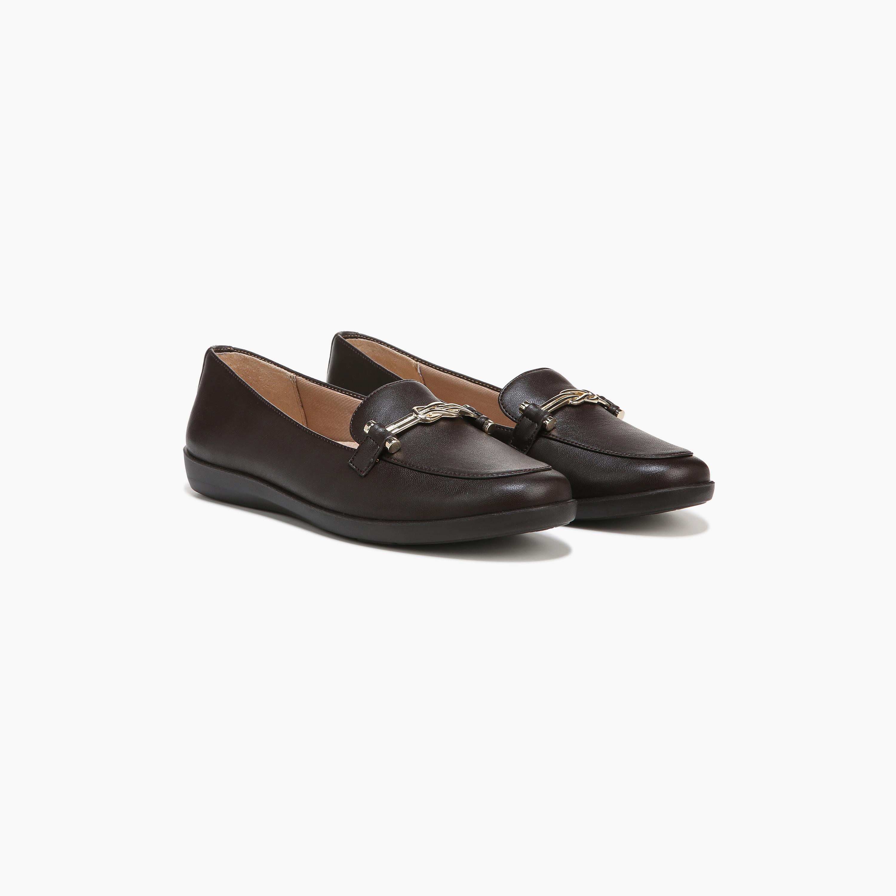 Naturalizer Women s Loafers With Metallic Strap Detail NANOMINATE