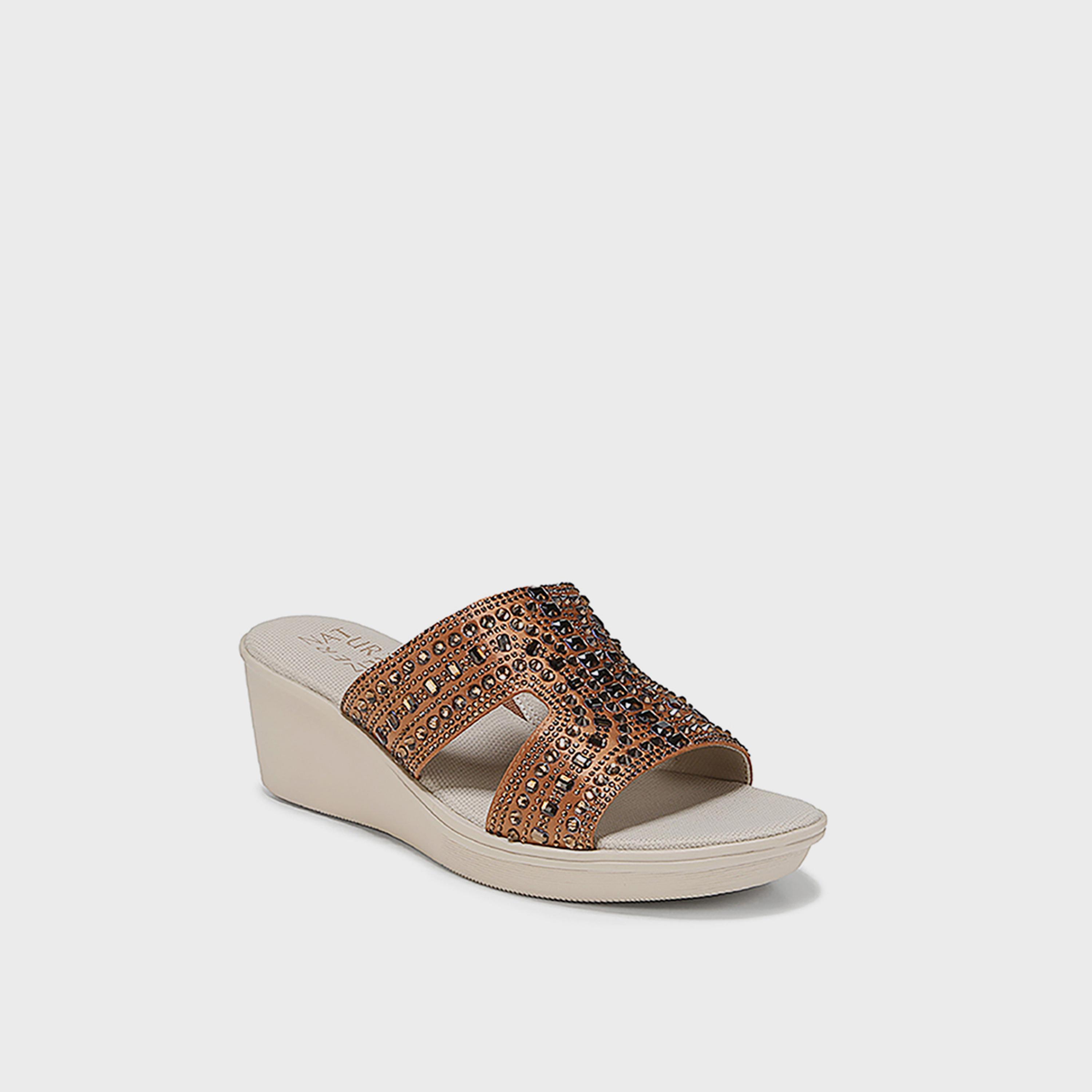 ناتشوراليزر - صندل ناروميا سهل الارتداء بكعب إسفيني للنساء | NAROMIA-women-shoes-sandals-heeled-image-1