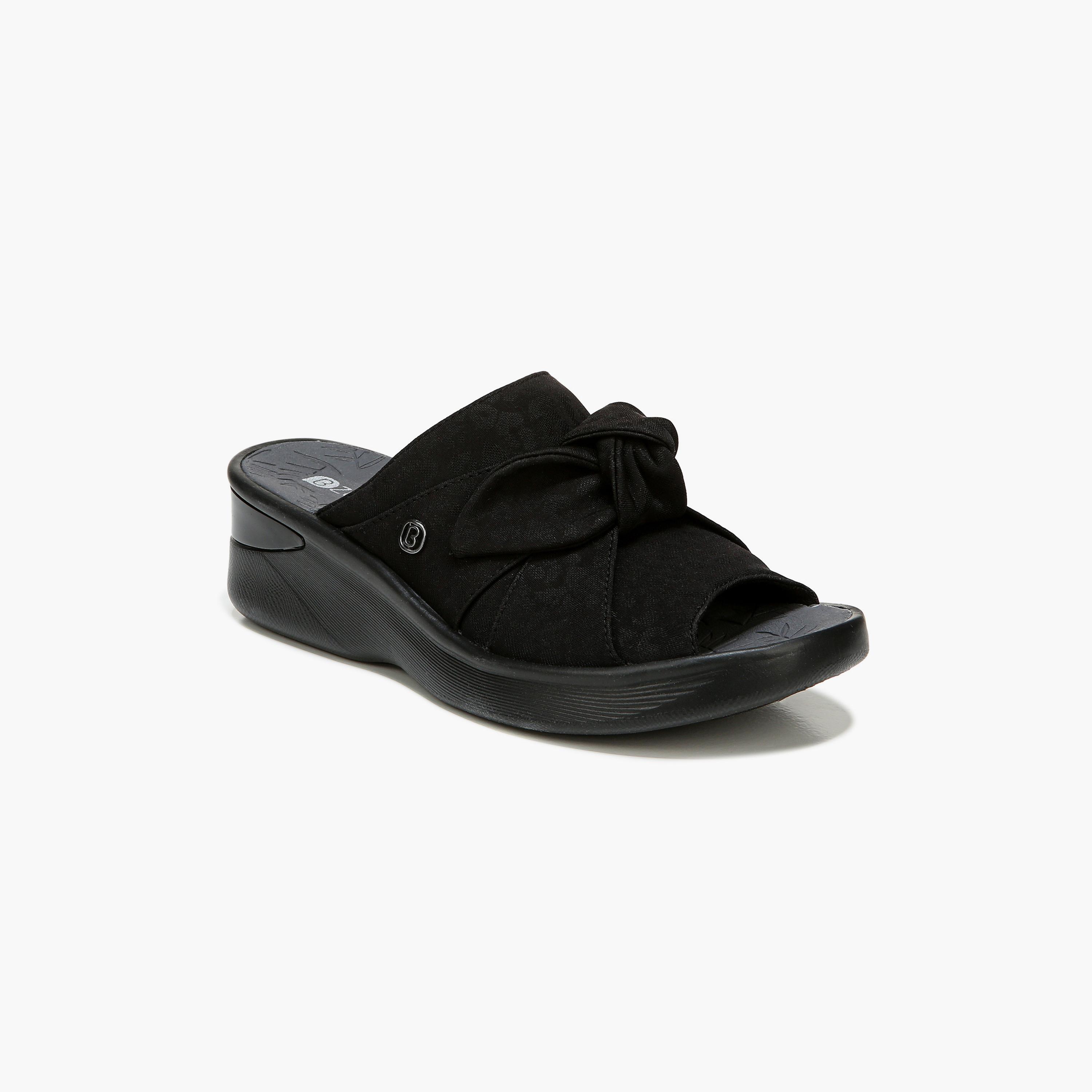 Naturalizer Women's Wedge Heel Slide Sandals with Knot Upper Design NASMILE-women-shoes-sandals-flats-image-1