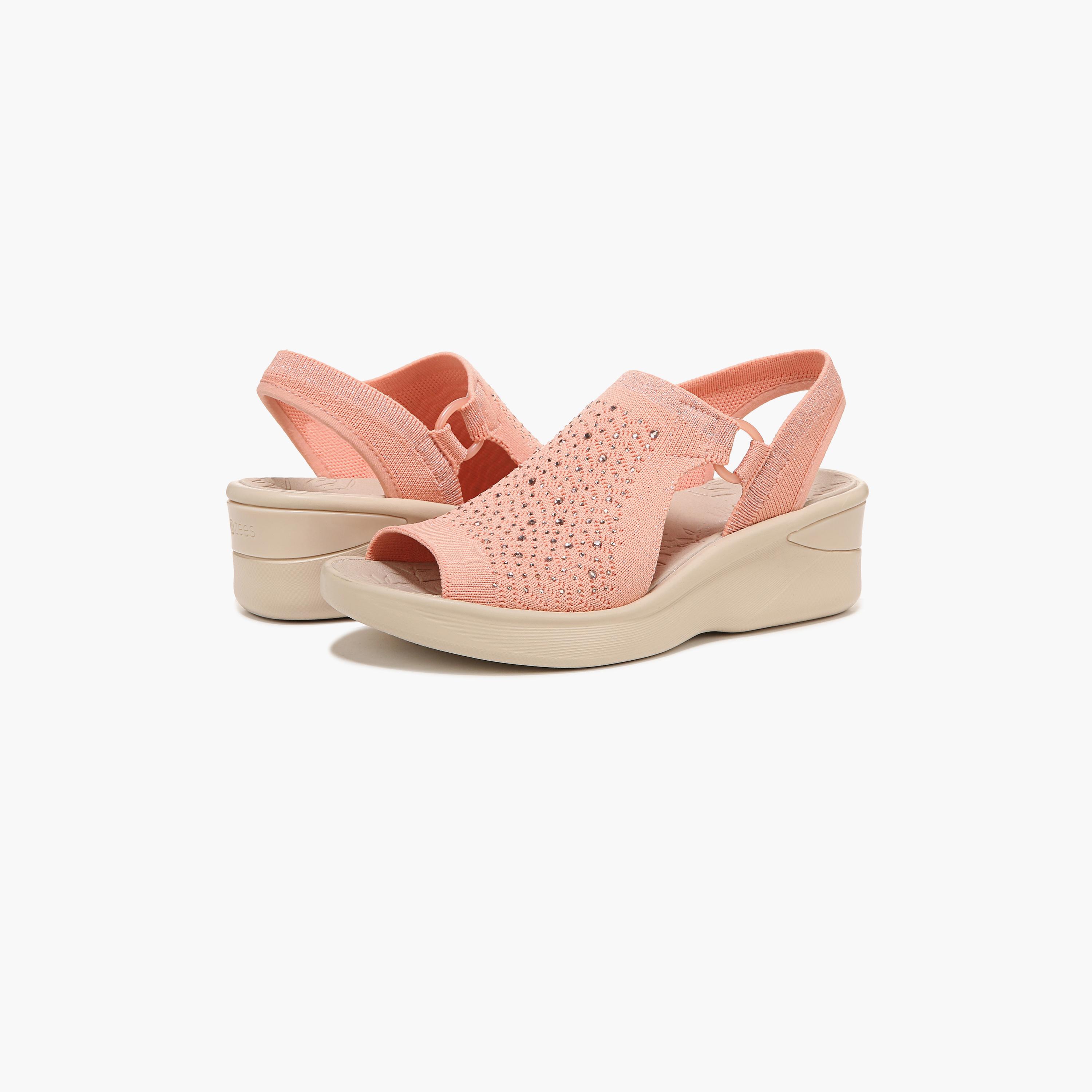 Naturalizer Women's Wedge Heel Strap Sandals with Rhinestones NASTAR BRIGHT-women-shoes-sandals-flats-image-2