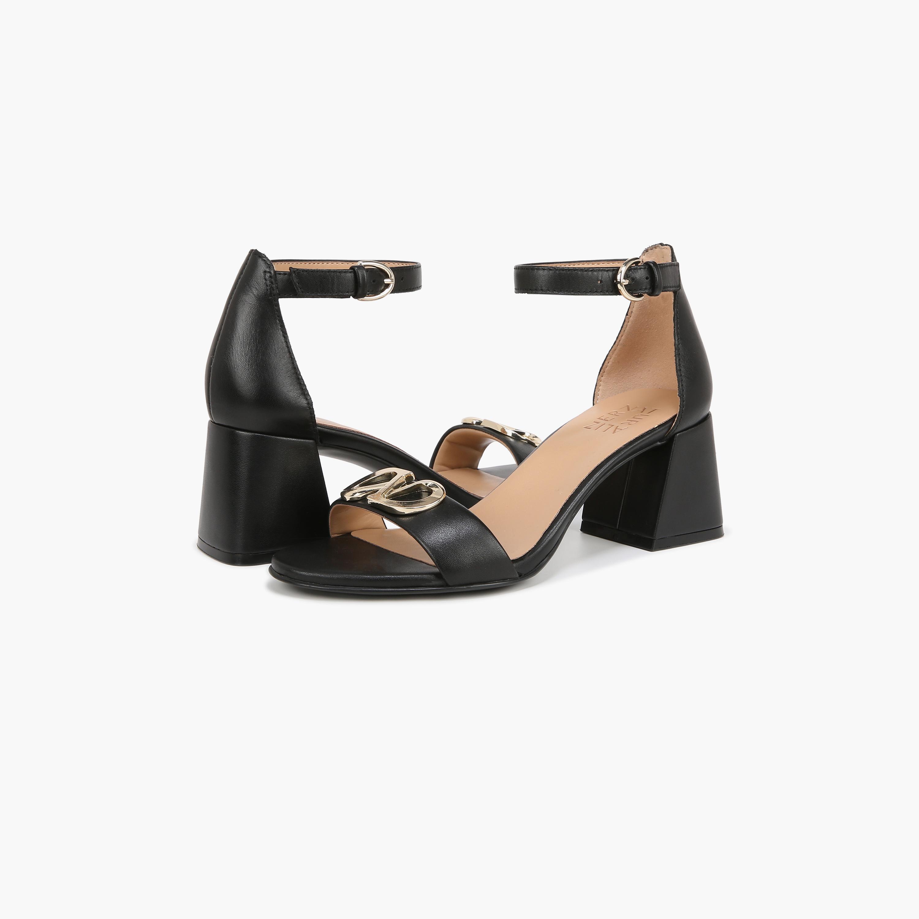 Naturalizer Block Heels with Decorative Vamp Accent | NAVERA-LOGO-women-shoes-heels-image-2