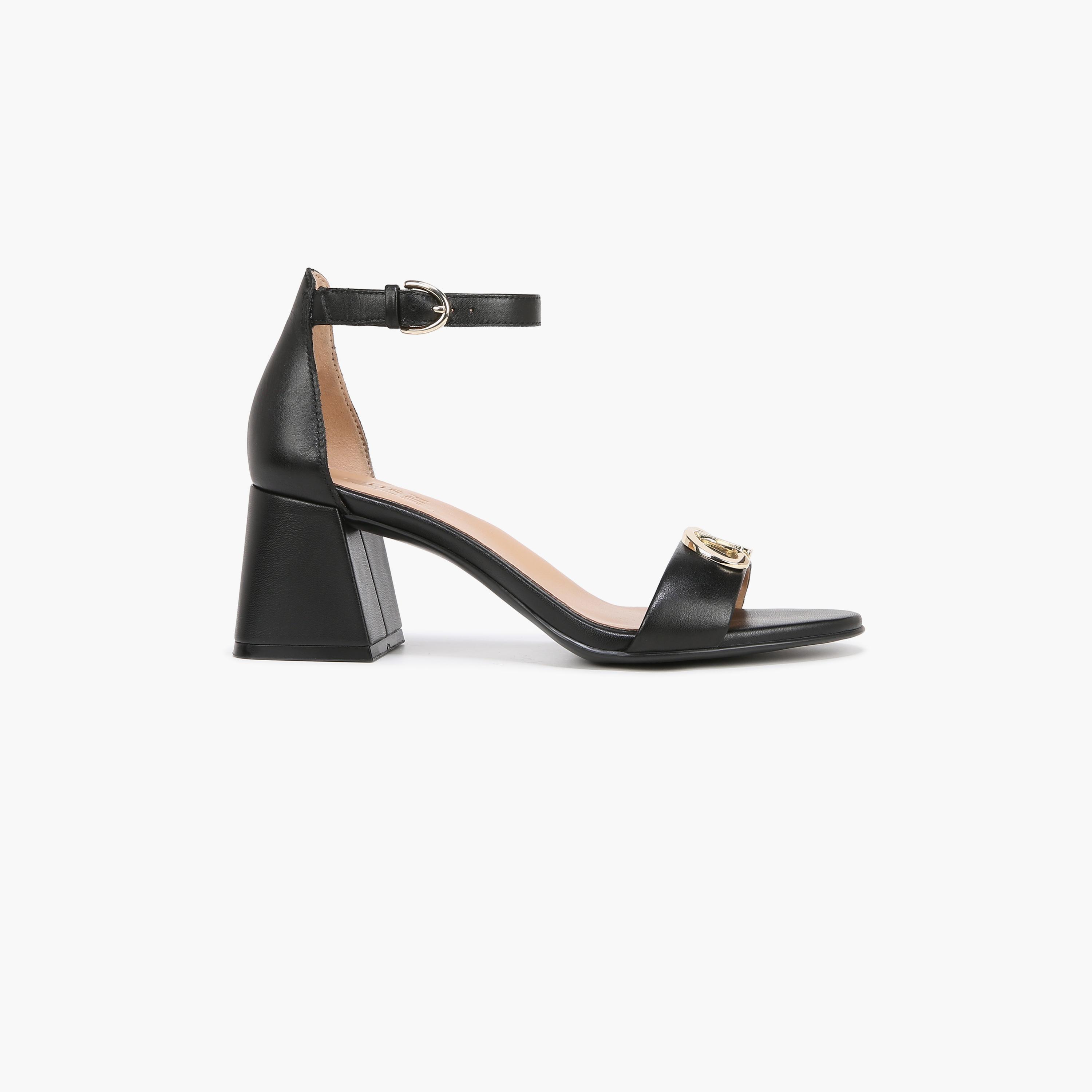 Naturalizer Block Heels with Decorative Vamp Accent | NAVERA-LOGO-women-shoes-heels-image-4