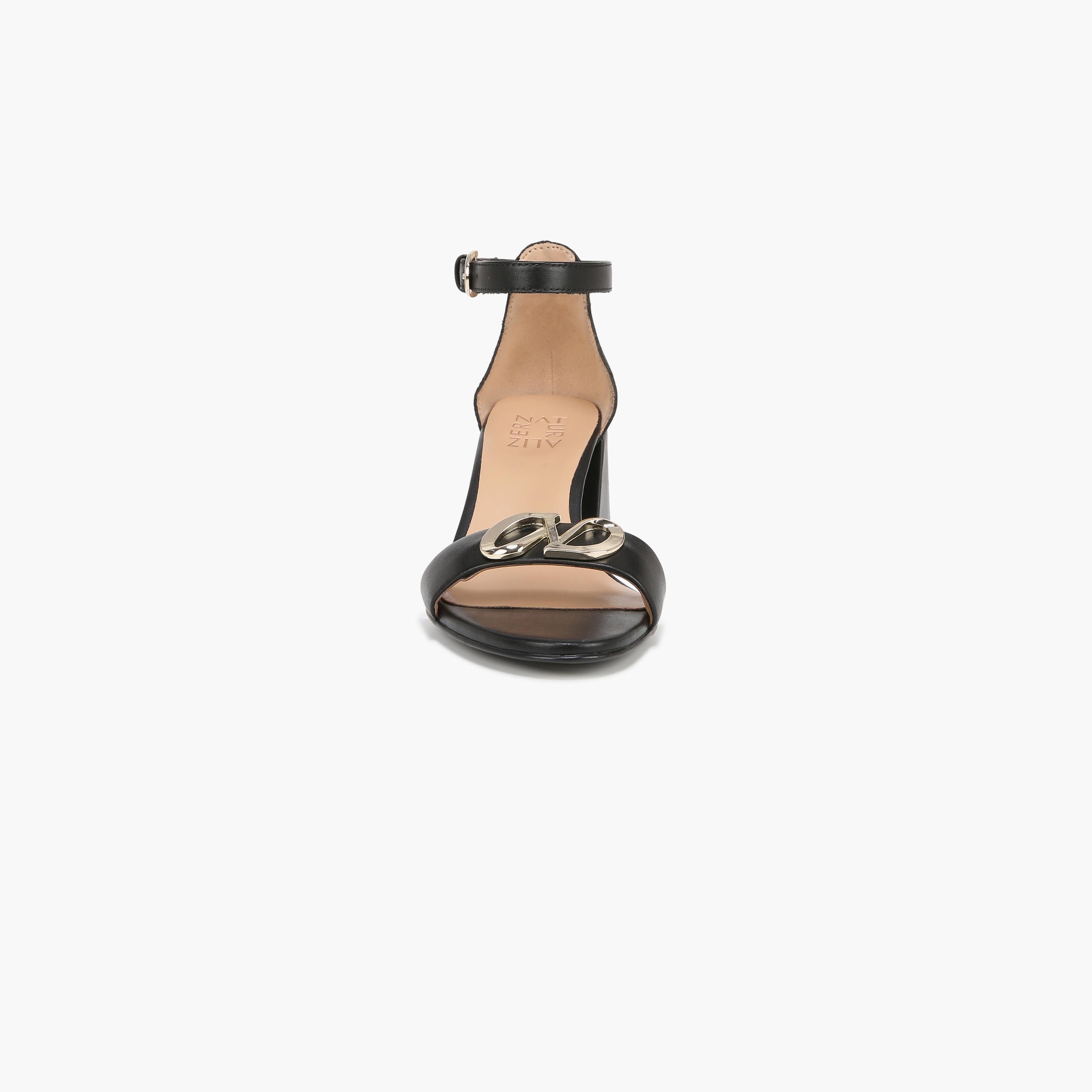 Naturalizer Block Heels with Decorative Vamp Accent | NAVERA-LOGO-women-shoes-heels-image-5