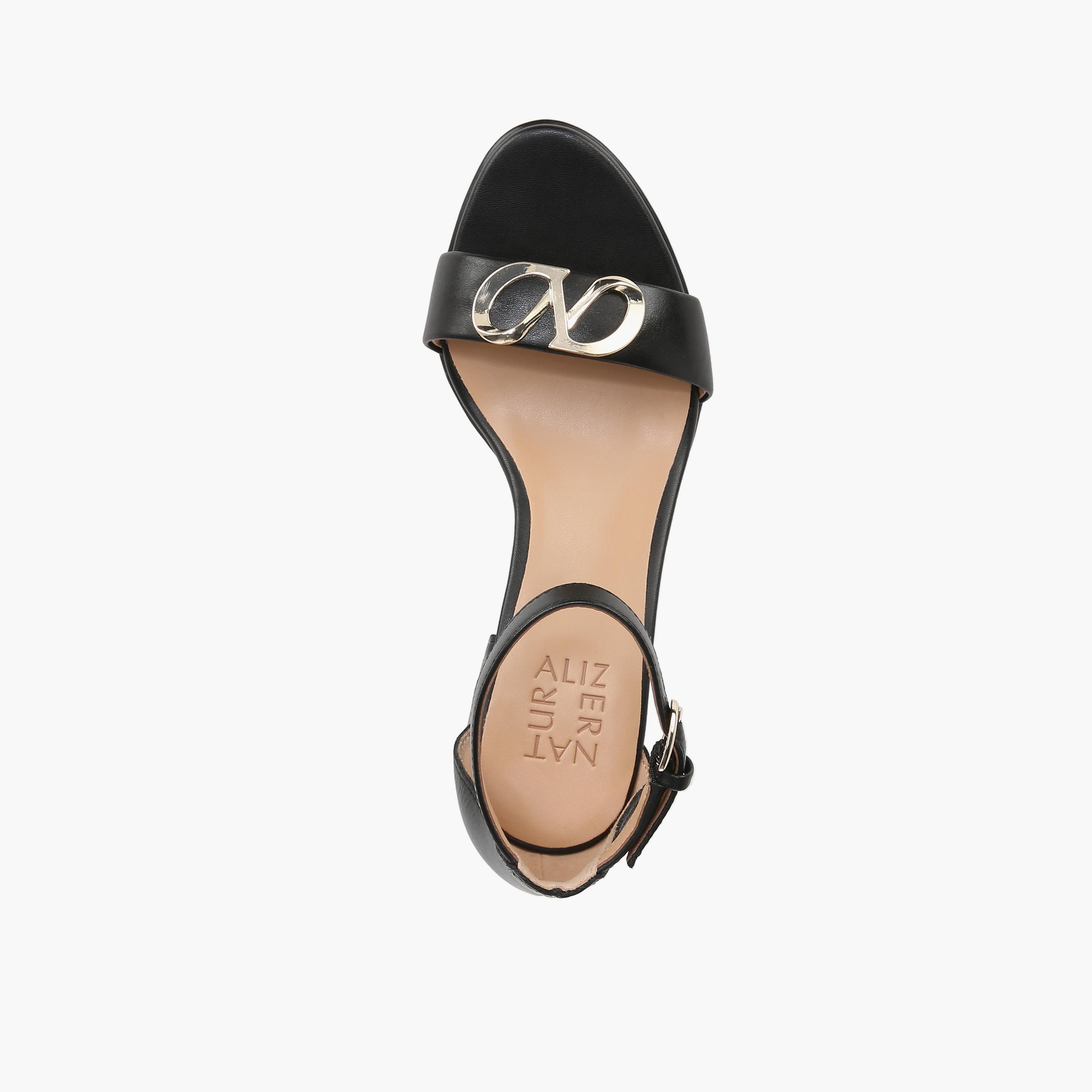 Naturalizer Block Heels with Decorative Vamp Accent | NAVERA-LOGO-women-shoes-heels-image-8