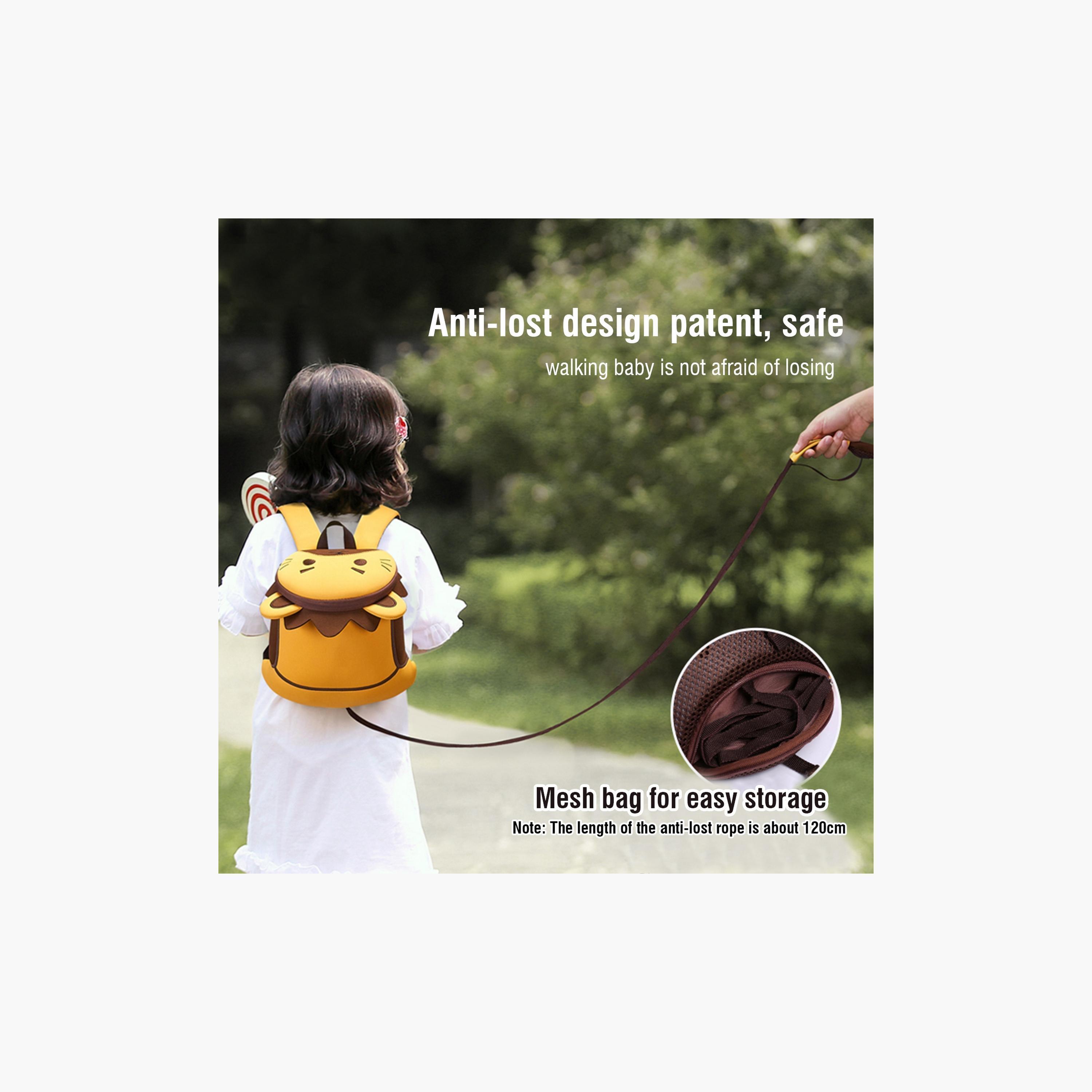 حقيبة ما قبل المدرسة ثلاثية الأبعاد من نوهوو, أسد أصفر-school-bagsandbackpacks-backpacks-image-1