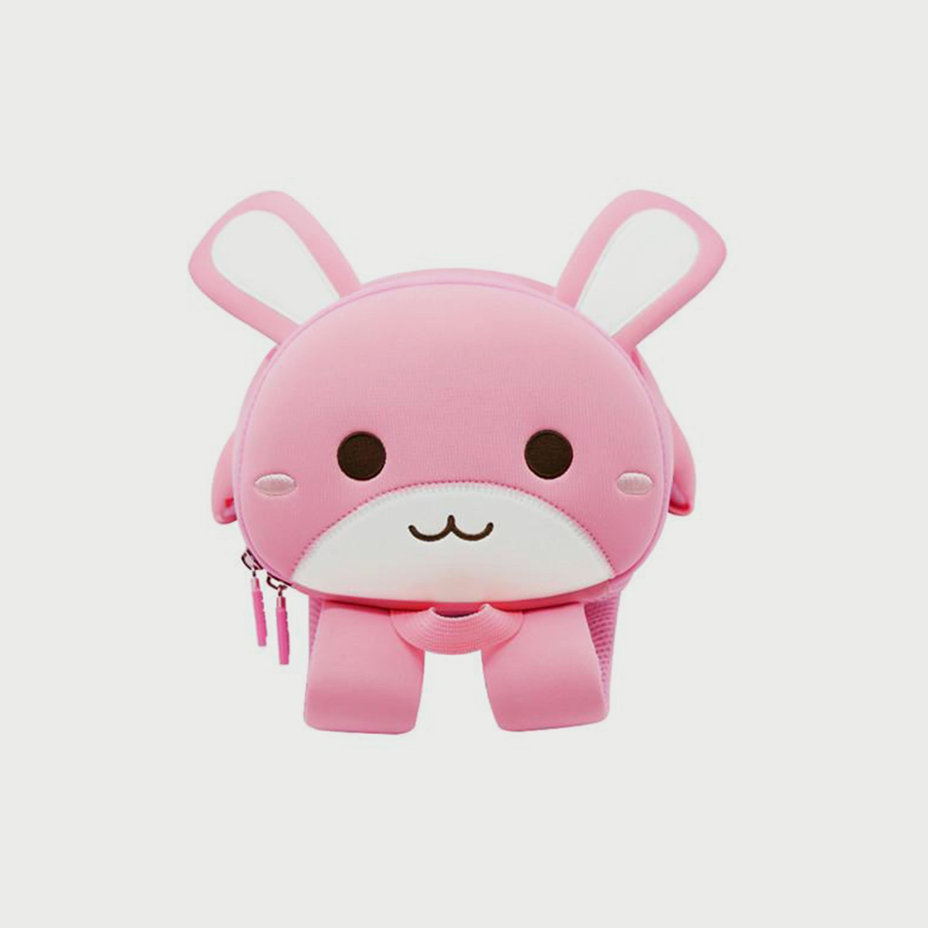 Nohoo Pre School 3D Bag, Rabbit Pink-school-bagsandbackpacks-backpacks-image-2