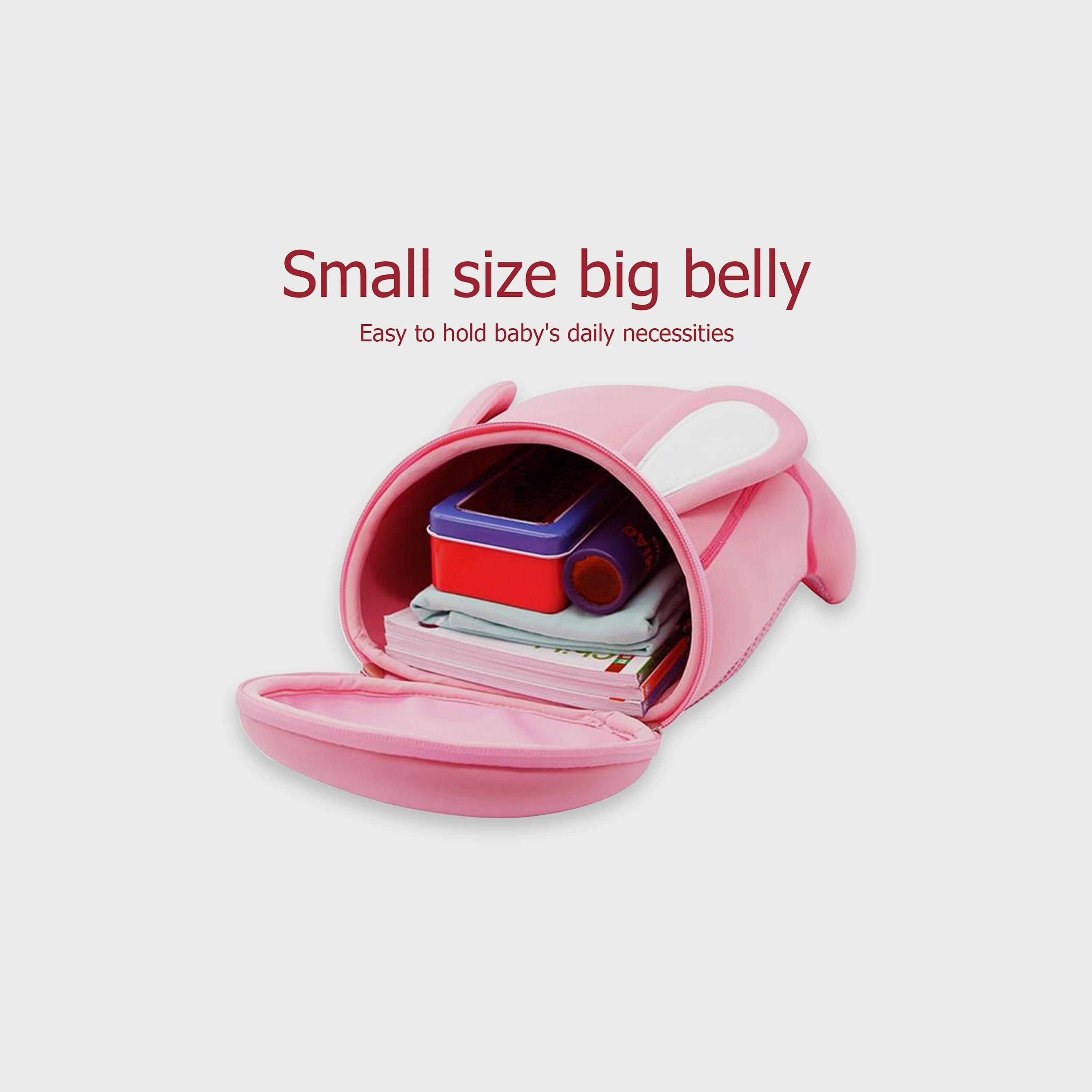 Nohoo Pre School 3D Bag, Rabbit Pink-school-bagsandbackpacks-backpacks-image-4